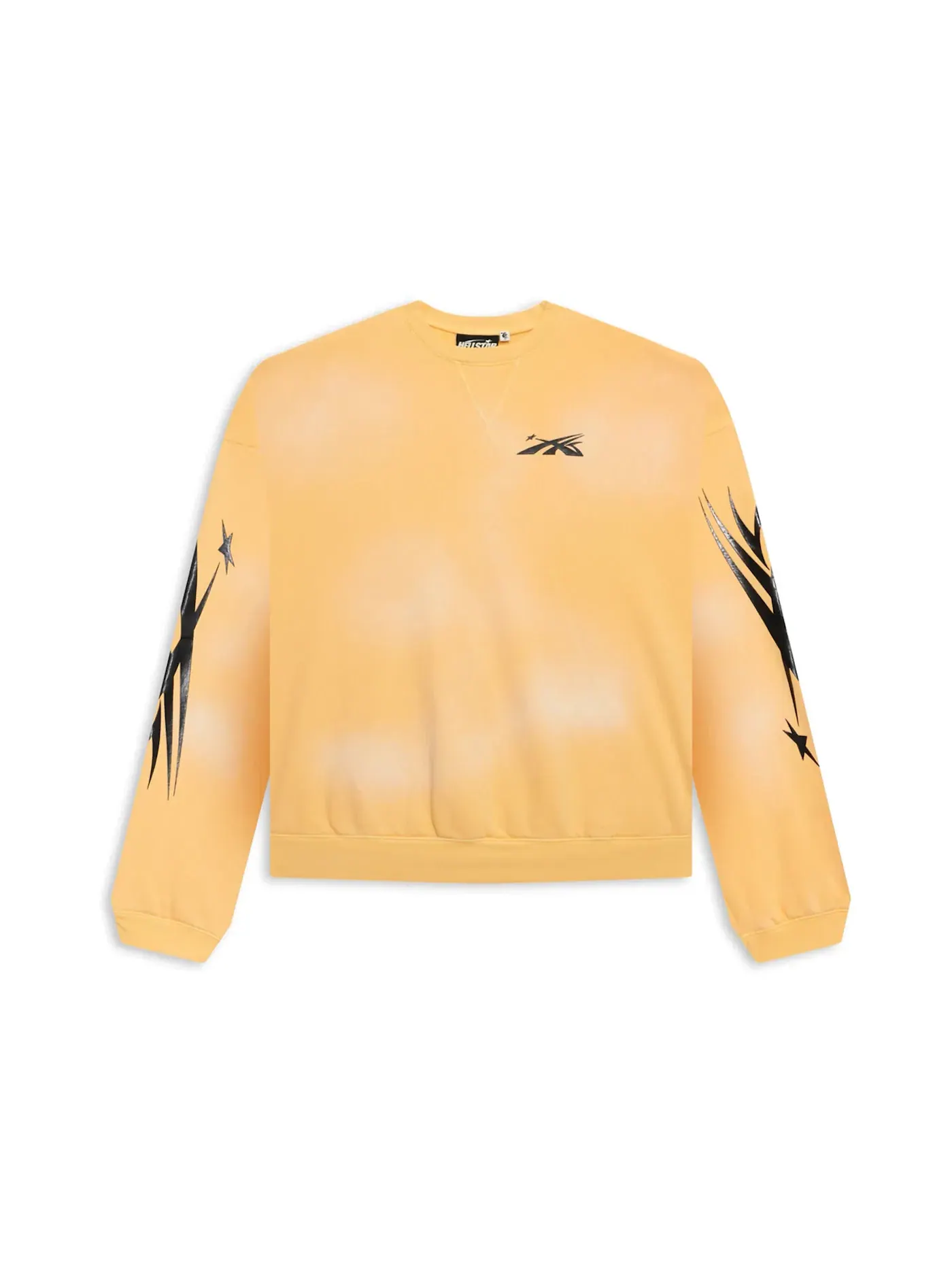 Мужской свитшот с круглым вырезом Crewneck Hellstar — изображение 1 из 2, желтый