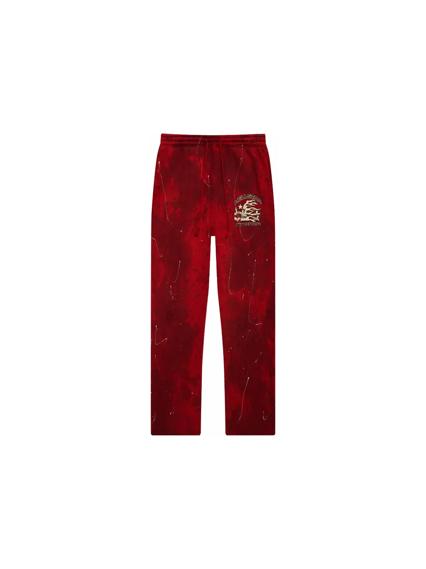 Унисекс спортивные штаны с принтом Sweatpants Hellstar — изображение 1 из 1, красный