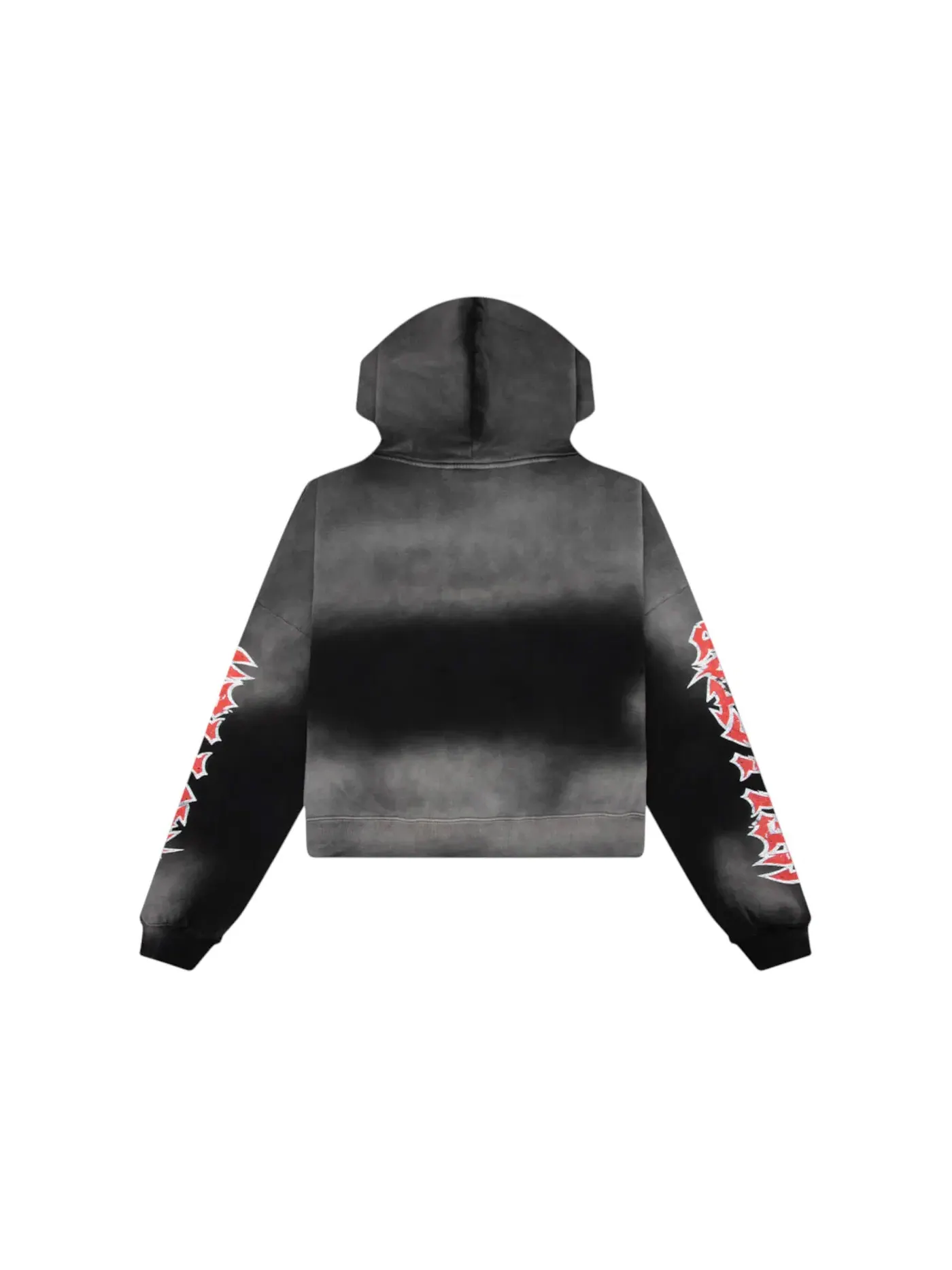 Мужская худи с принтом Hellstar Stars Shine Graffiti Hoodie Black — изображение 2 из 2