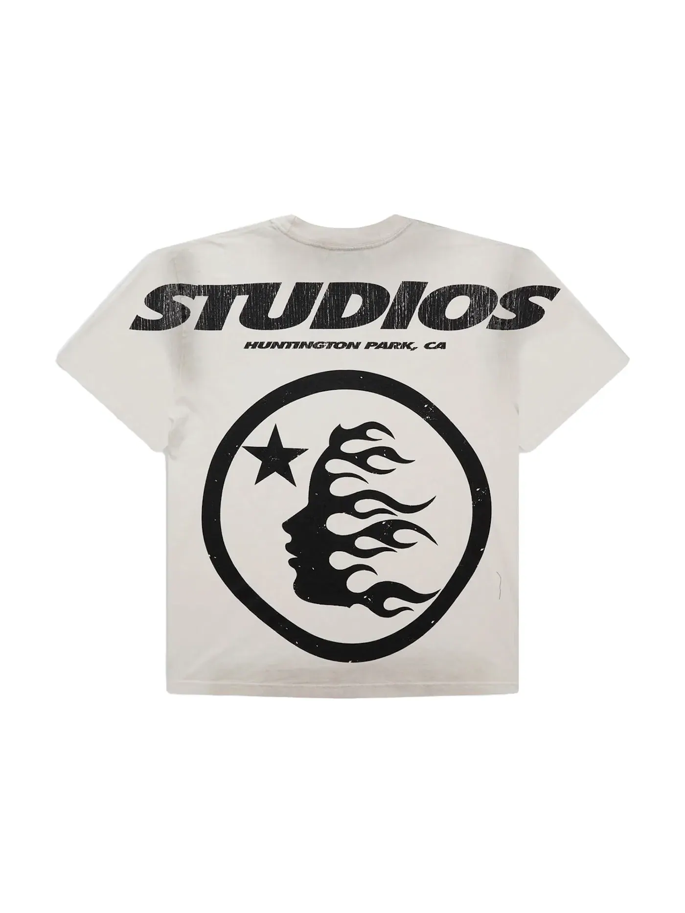 Мужская футболка с логотипом Hellstar Studios Cartoon Logo T-shirt Hellstar — изображение 2 из 2, серый