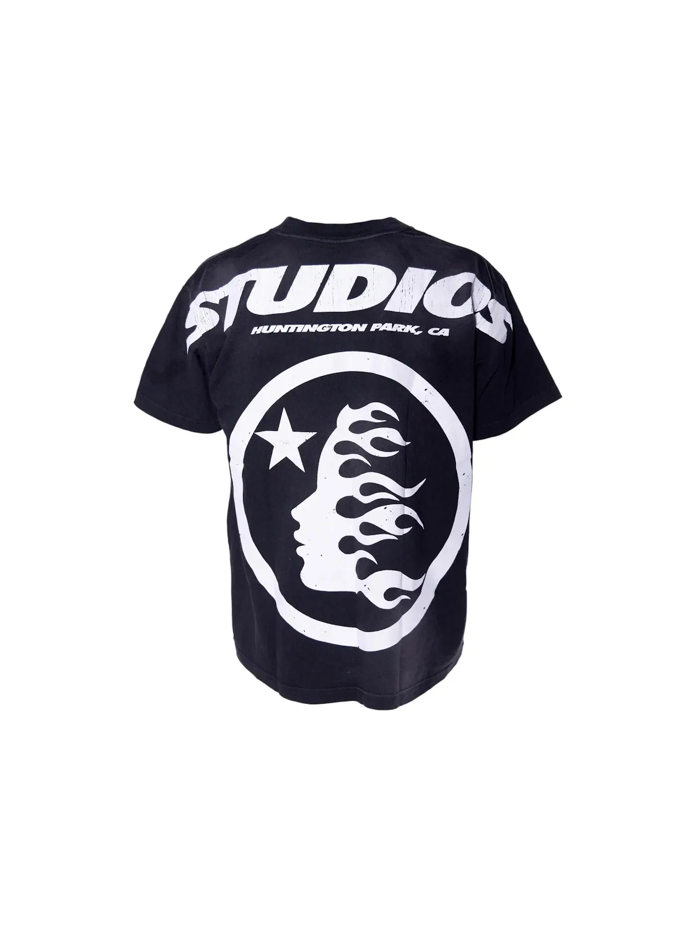 Мужская футболка с принтом Hellstar Studios Cartoon Logo T-Shirt Hellstar — изображение 2 из 2, зеленый