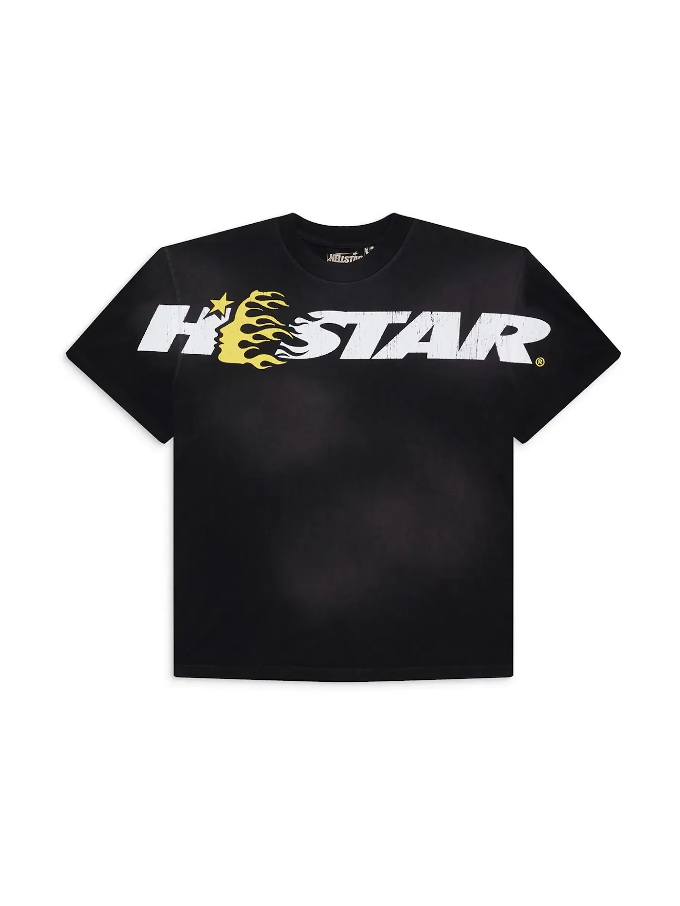 Мужская футболка с принтом Hellstar Studios Cartoon Logo T-shirt Hellstar — изображение 1 из 2, желтый