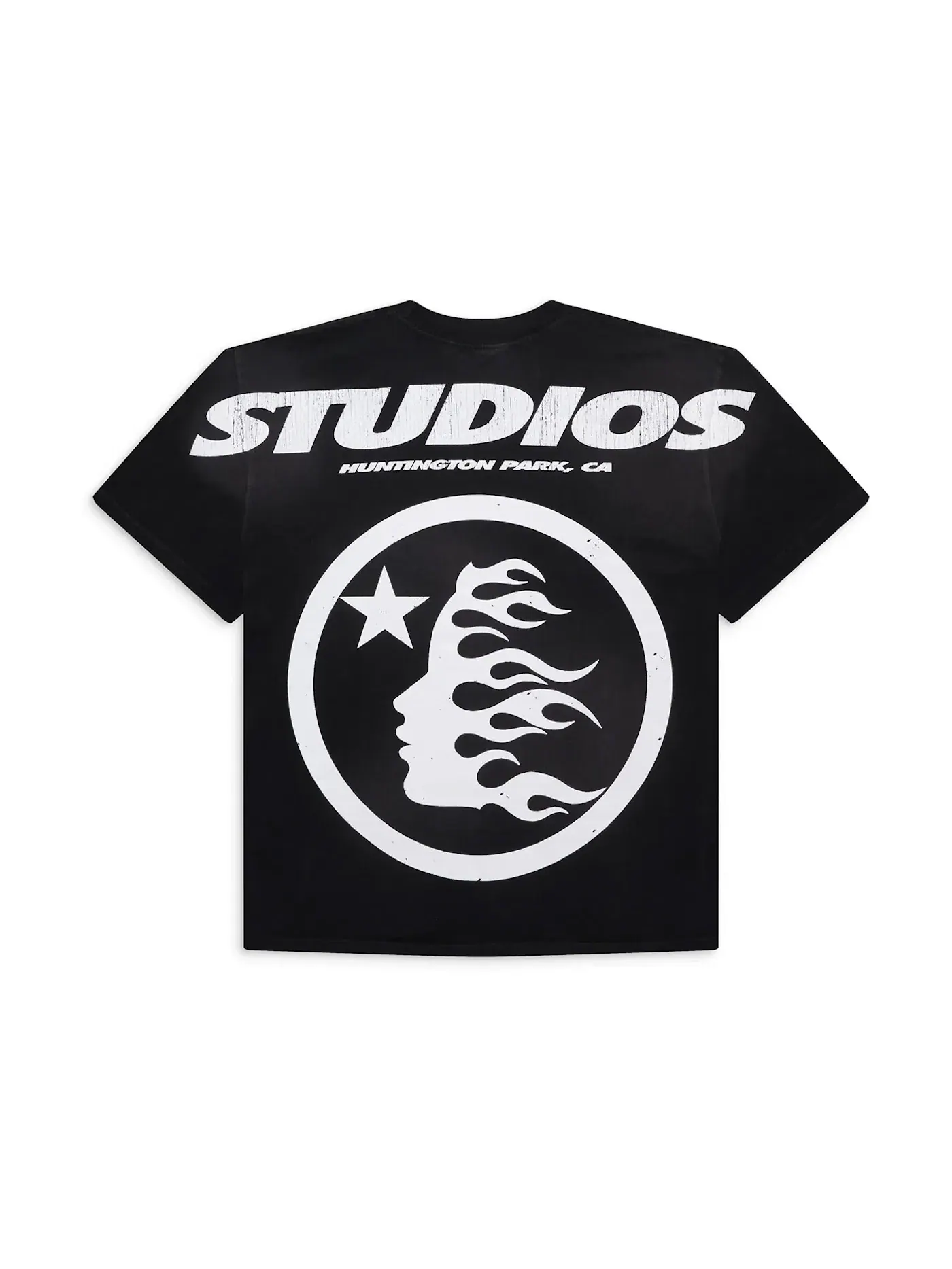 Мужская футболка с принтом Hellstar Studios Cartoon Logo T-shirt Hellstar — изображение 2 из 2, желтый