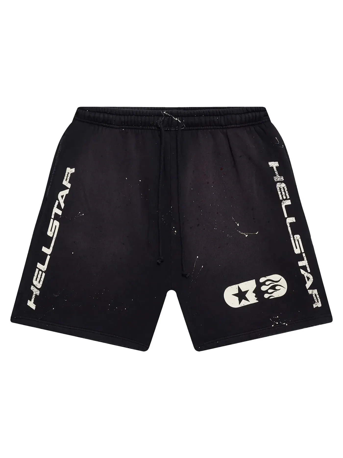 Мужские шорты с принтом Hellstar Shorts — изображение 1 из 2, черный