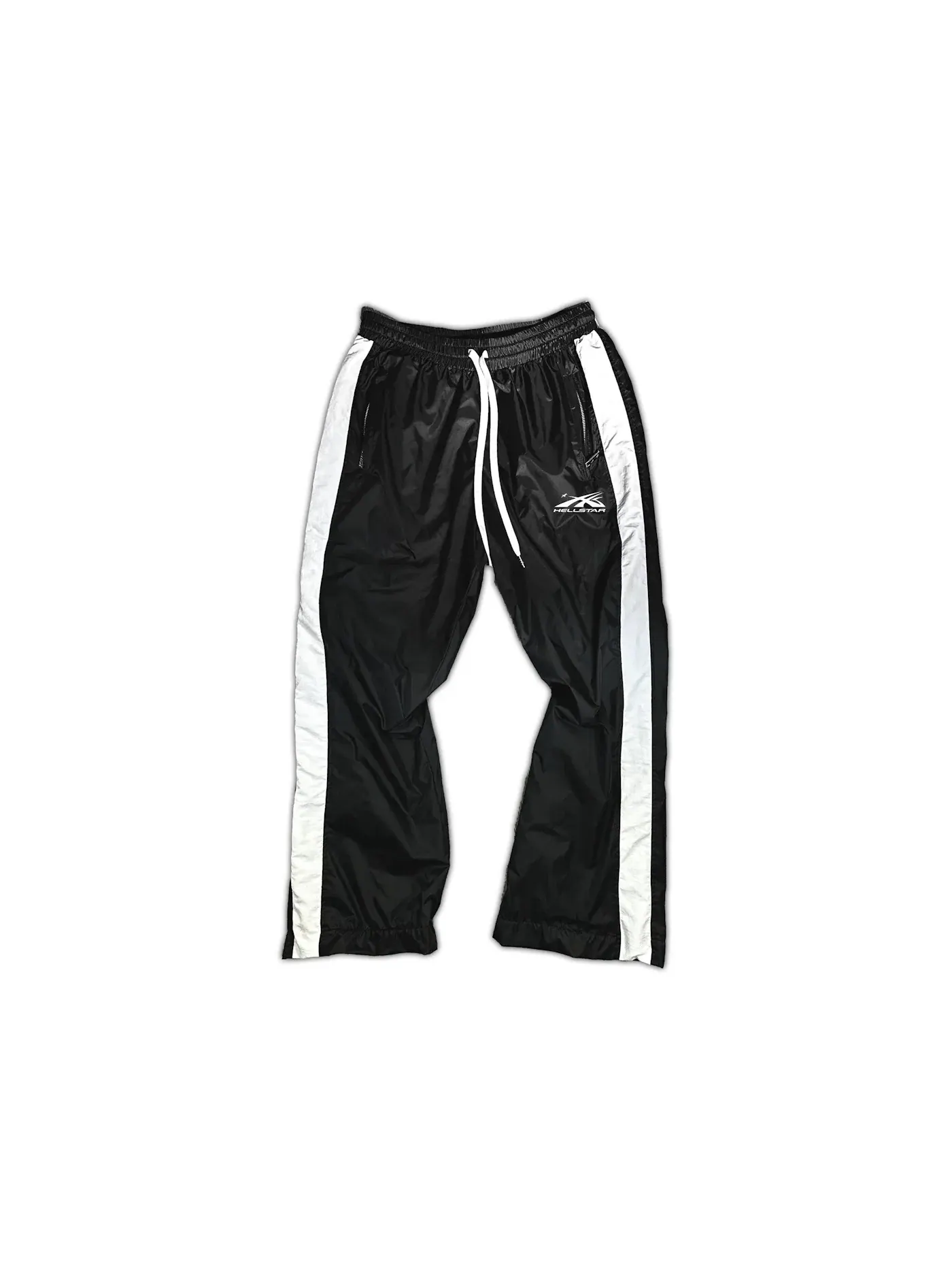 Женские спортивные штаны с регулируемым поясом на шнурке Hellstar Pants — изображение 1 из 1, черный/белый