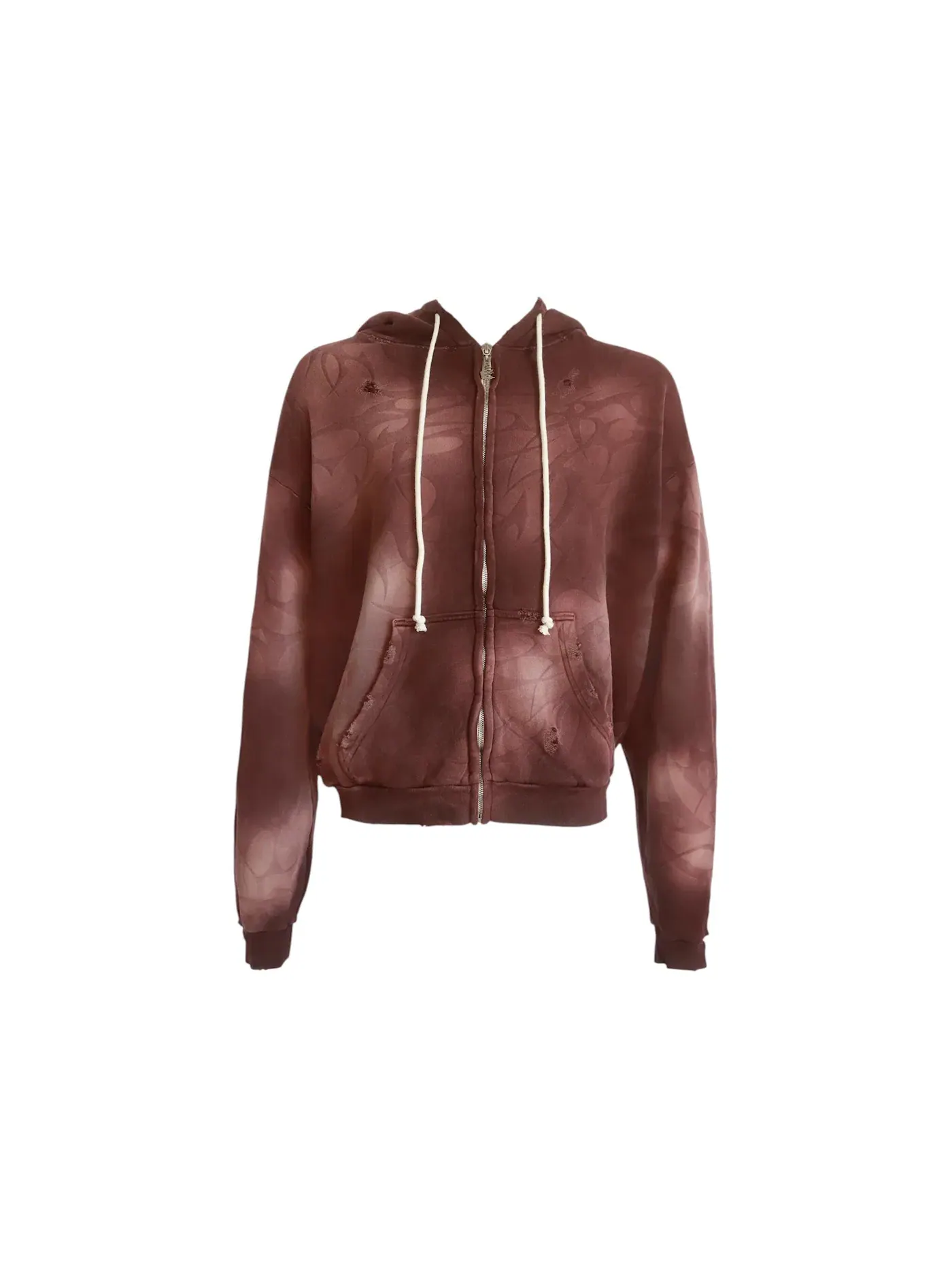 Мужская худи с принтом Hellstar Hoodie — изображение 1 из 1, коричневый