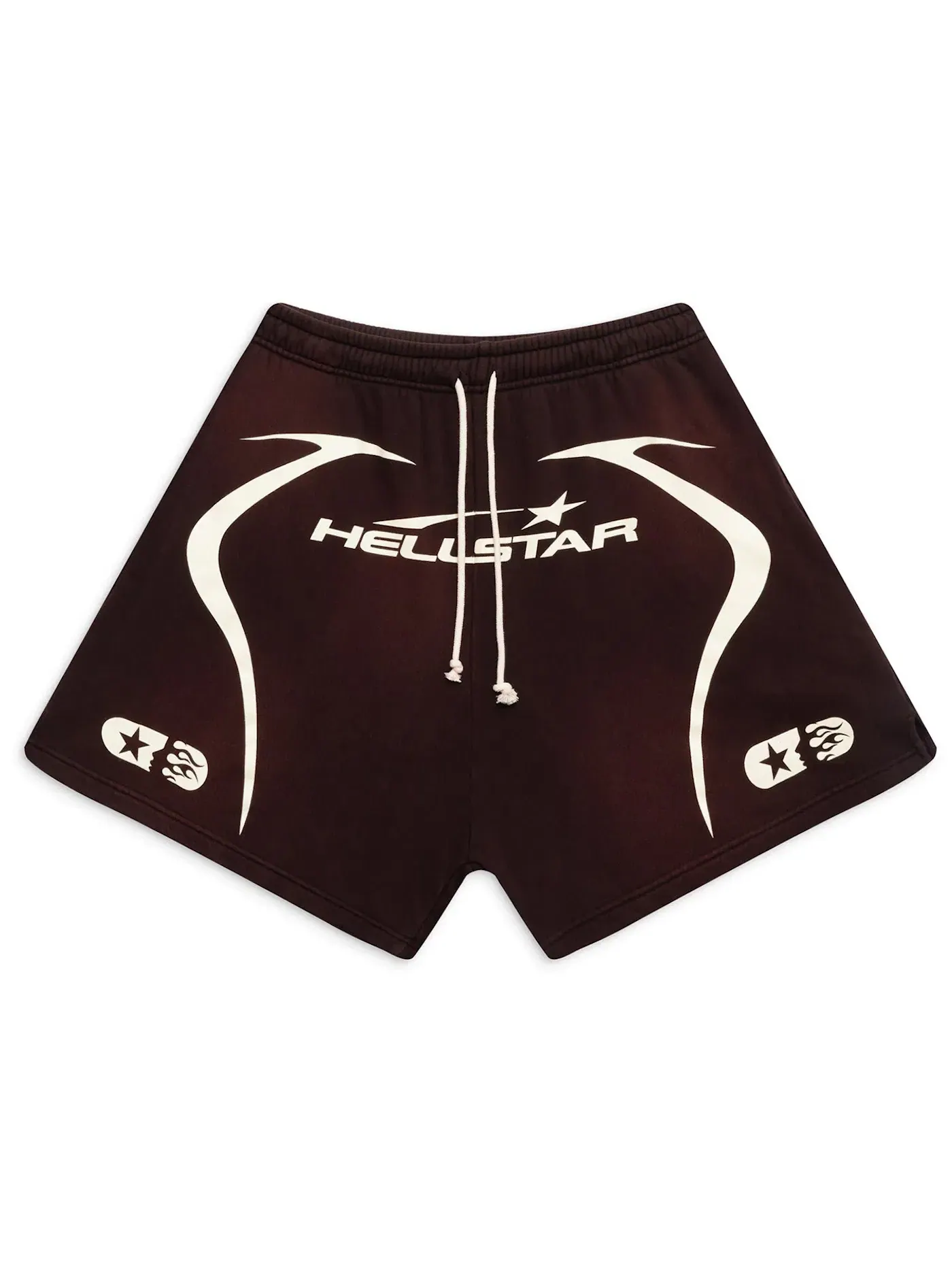 Мужские шорты с принтом Hellstar Shorts — изображение 1 из 2, коричневый