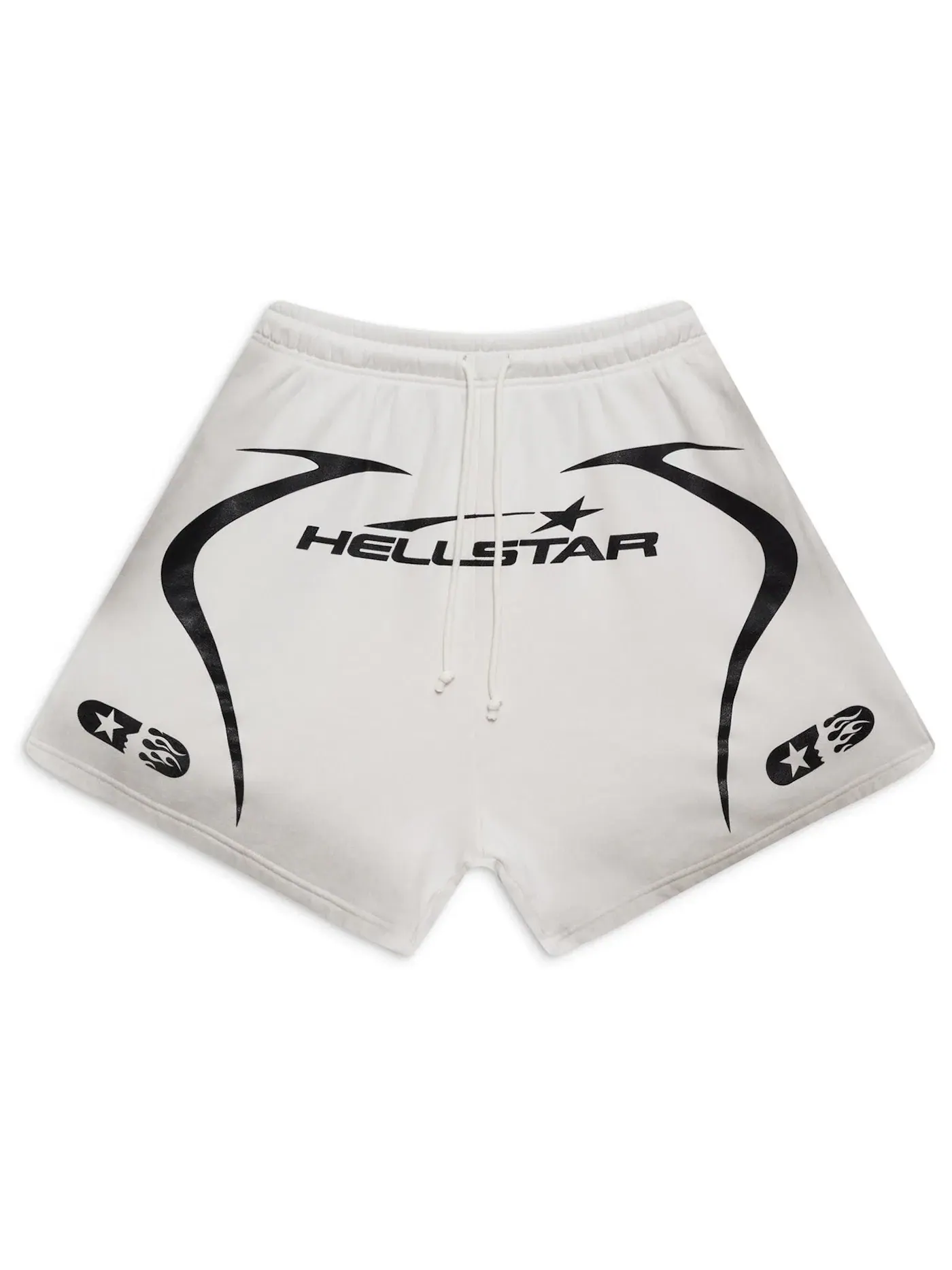 Мужские шорты с принтом Hellstar Shorts — изображение 1 из 2, белый