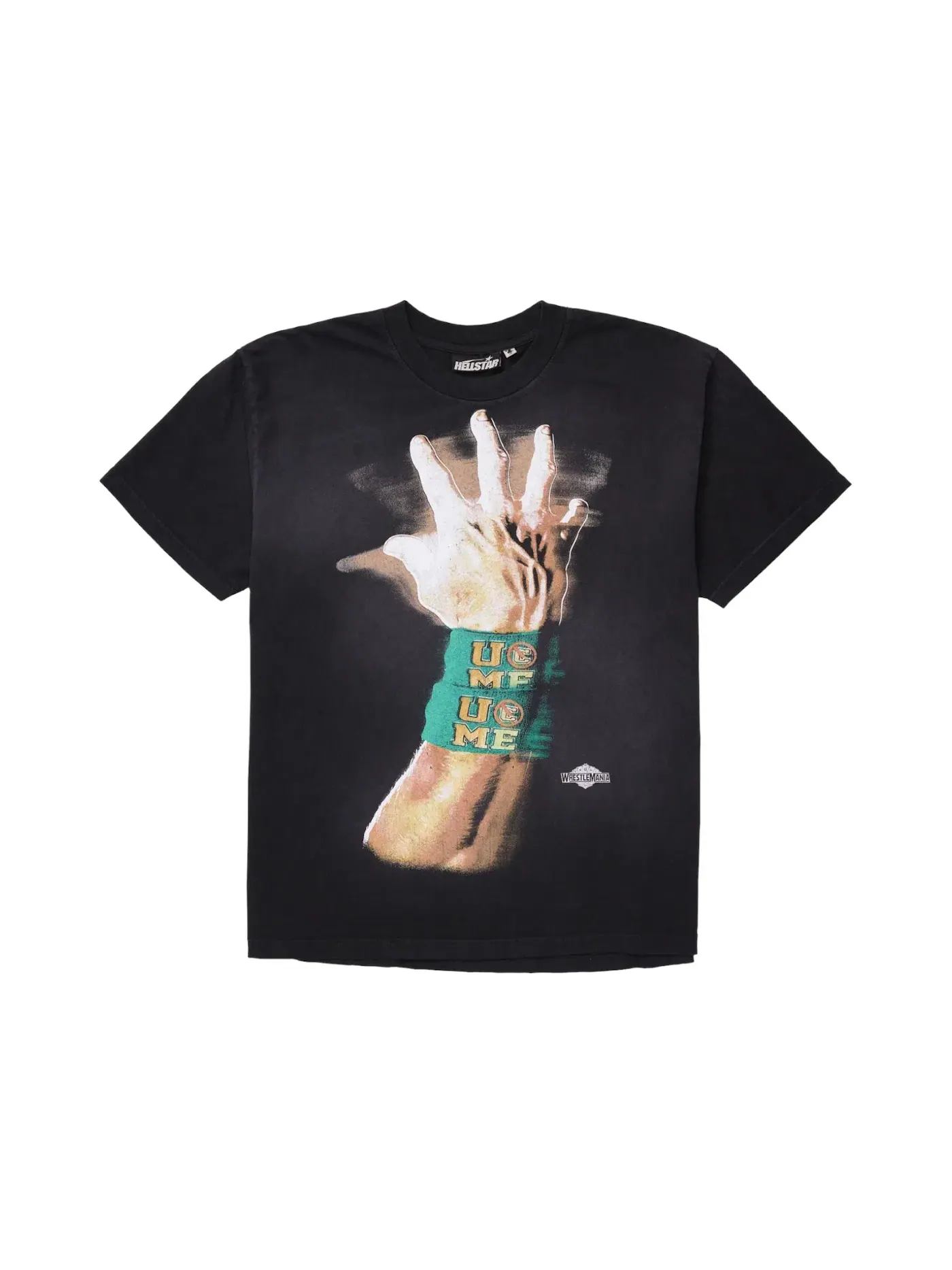 Мужская футболка с принтом Hellstar Wrestlemania John Cena T-Shirt — изображение 1 из 2, черный