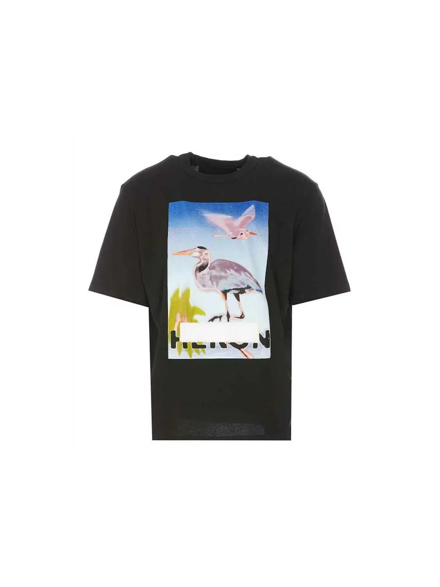 Мужская футболка с принтом Heron Preston Censored Heron Tee — изображение 1 из 2, черный
