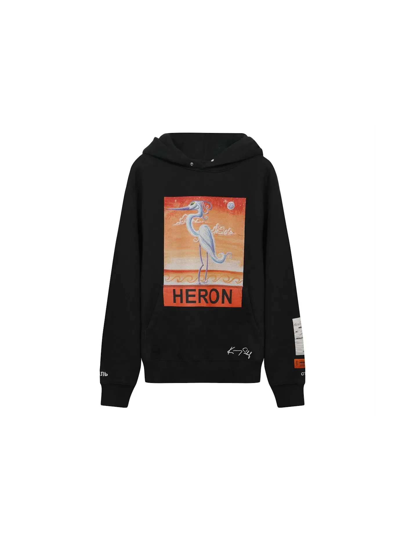 Мужской свитшот с принтом Crane Heron Preston — изображение 1 из 2, черный