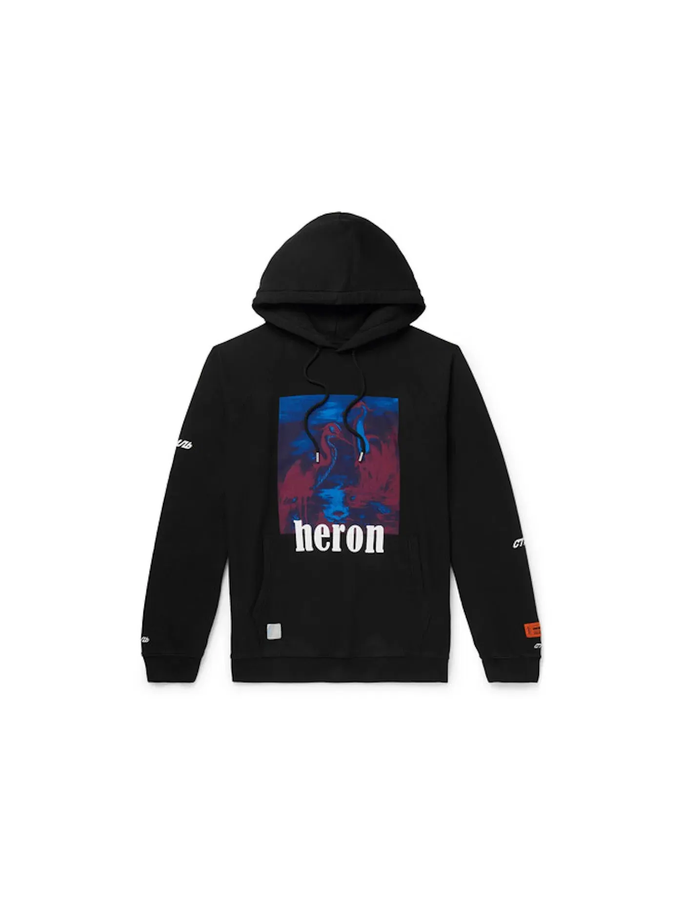 Мужской худи с принтом Heron Graphic Heron Preston — изображение 1 из 1, черный/мульти