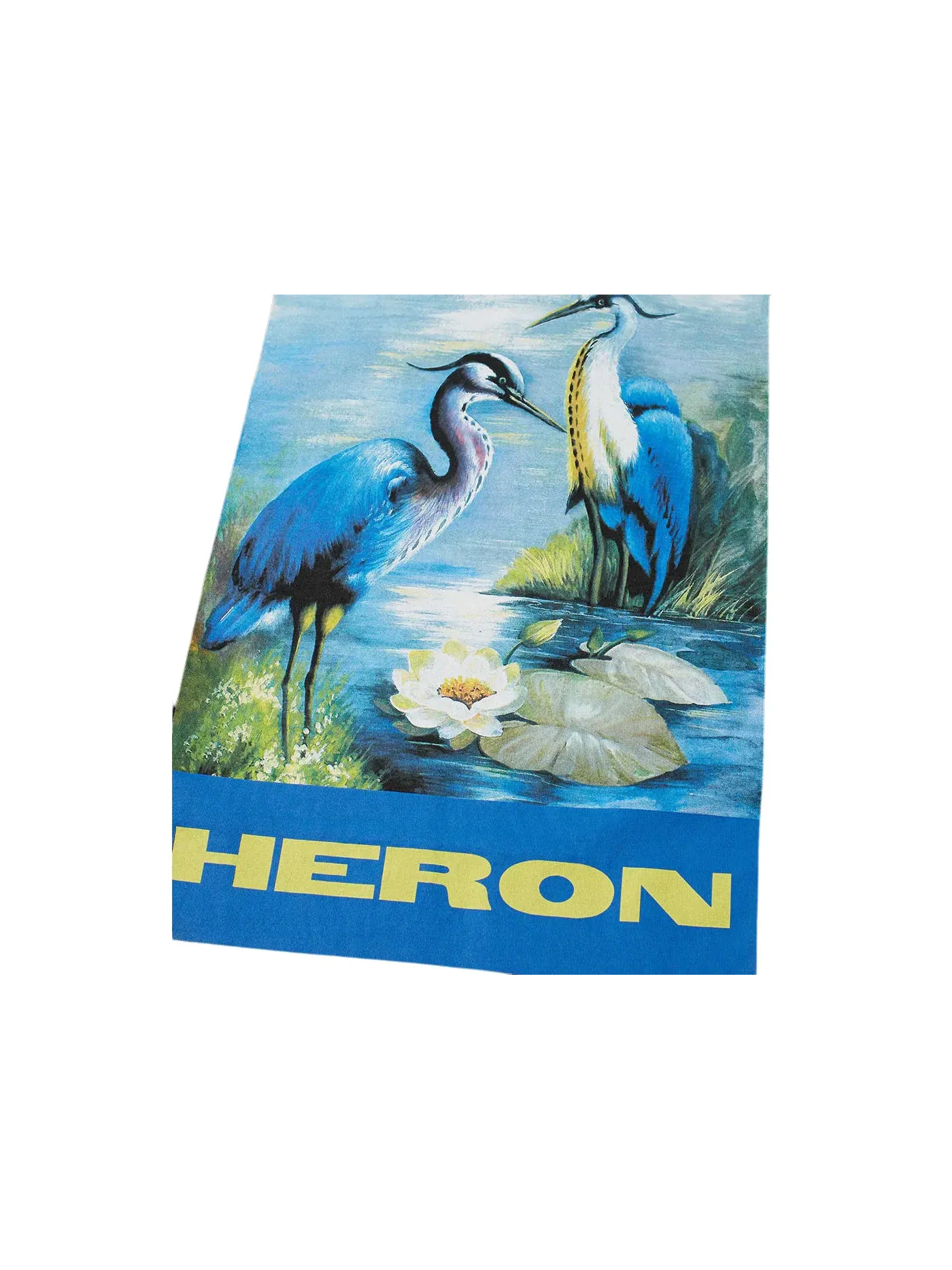 Мужская футболка оверсайз с принтом Heron Print Heron Preston — изображение 2 из 2, черный/синий/мульти