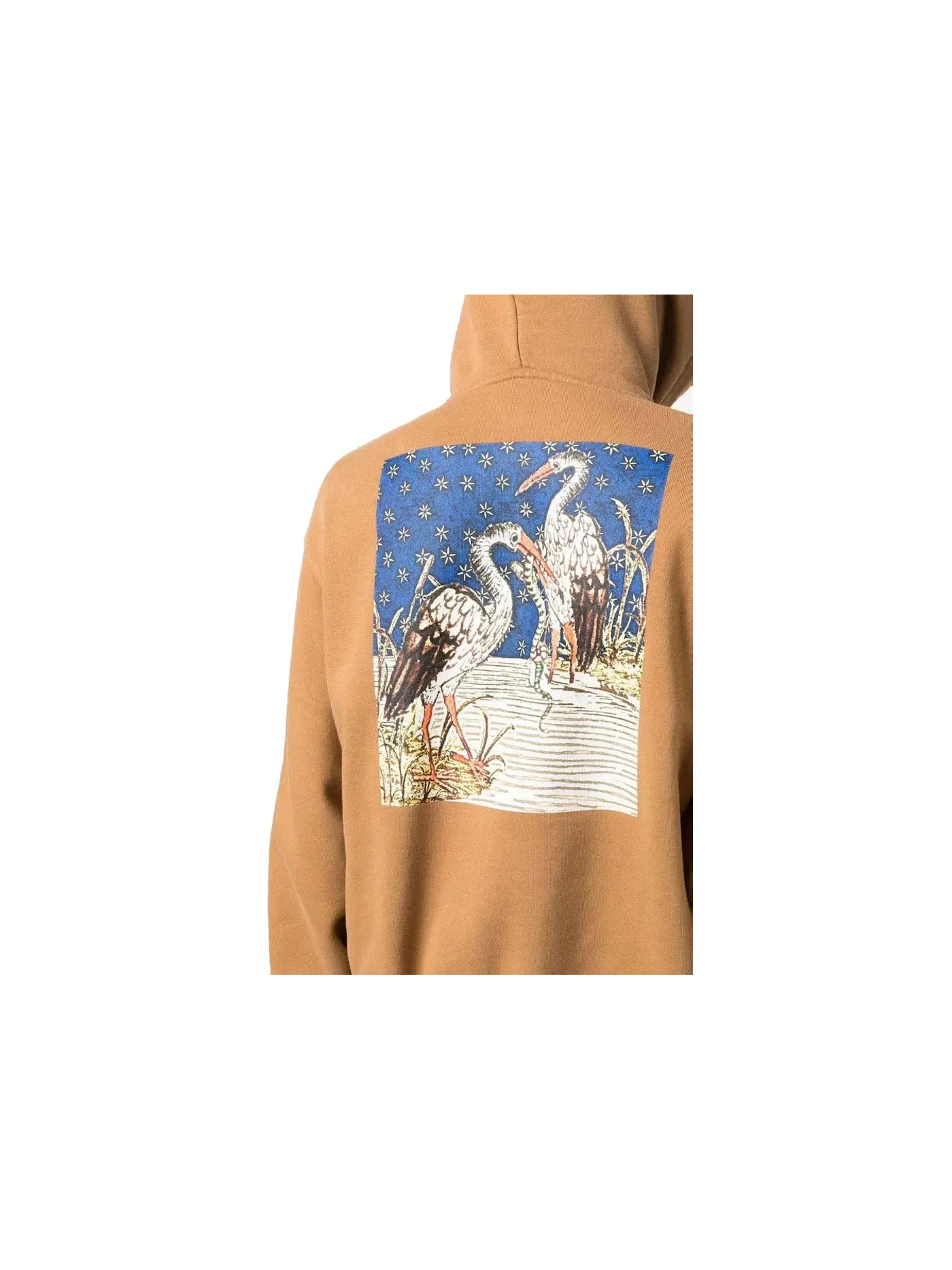 Мужской худи с принтом Medieval Heron Heron Preston — изображение 2 из 2, коричневый