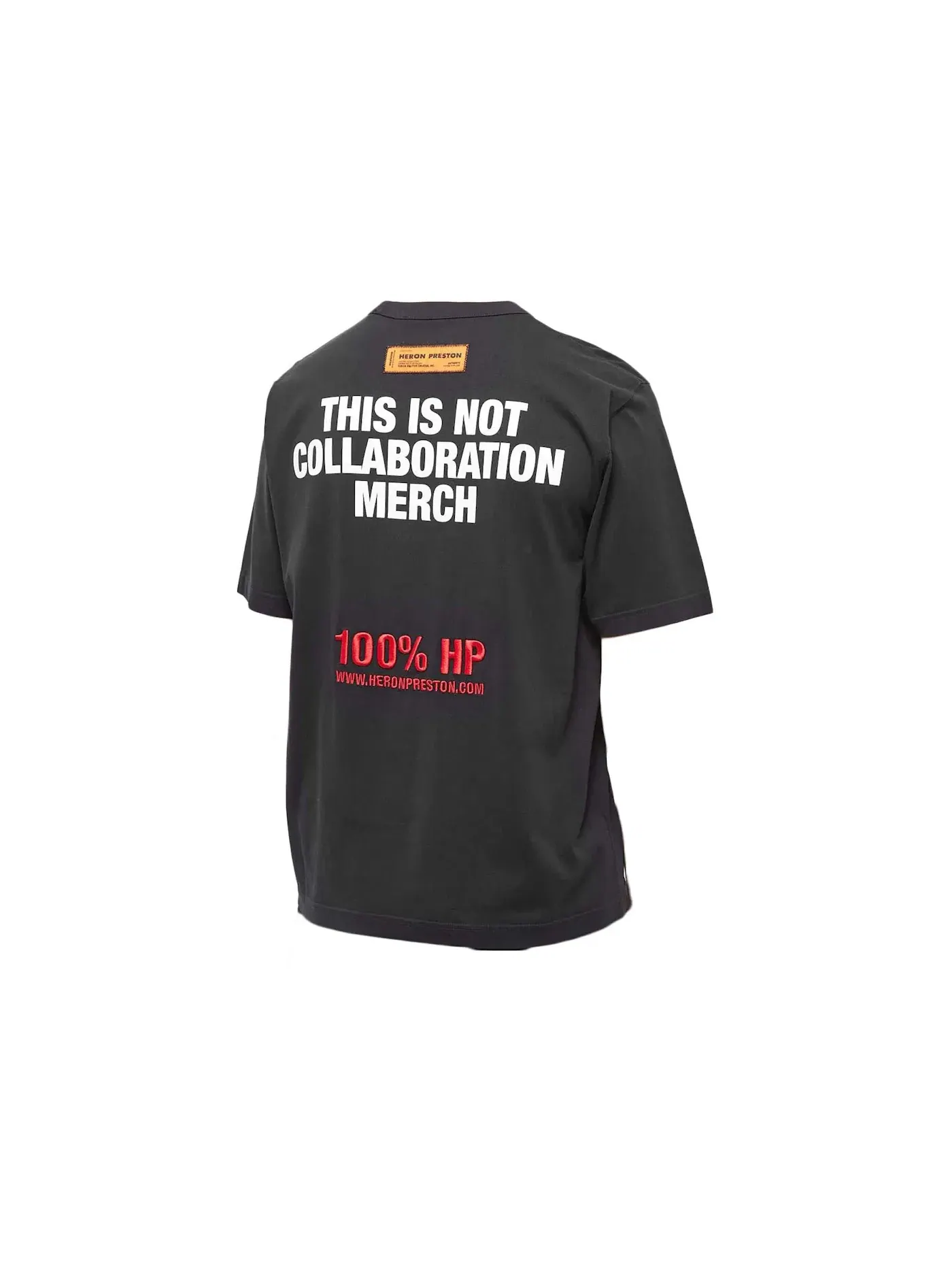 Мужская футболка с принтом Heron Preston Tee — изображение 2 из 2, черный