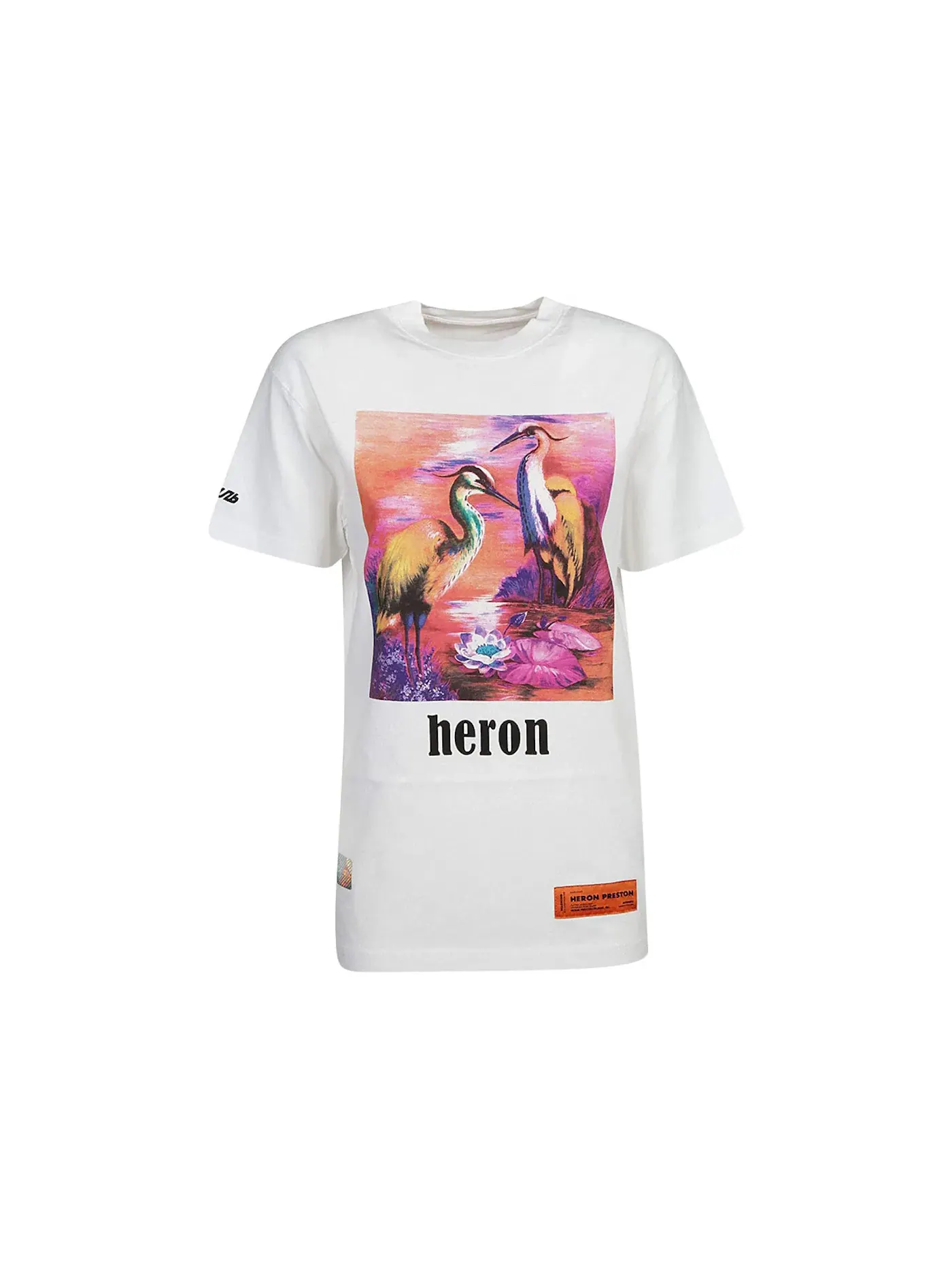Женская футболка с принтом Heron Preston — изображение 1 из 1, белый//мульти