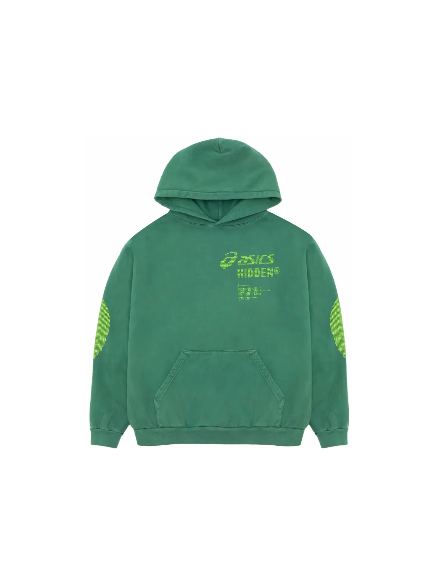 Мужская худи Hidden NY ASICS ASCIIS Green — изображение 1 из 2