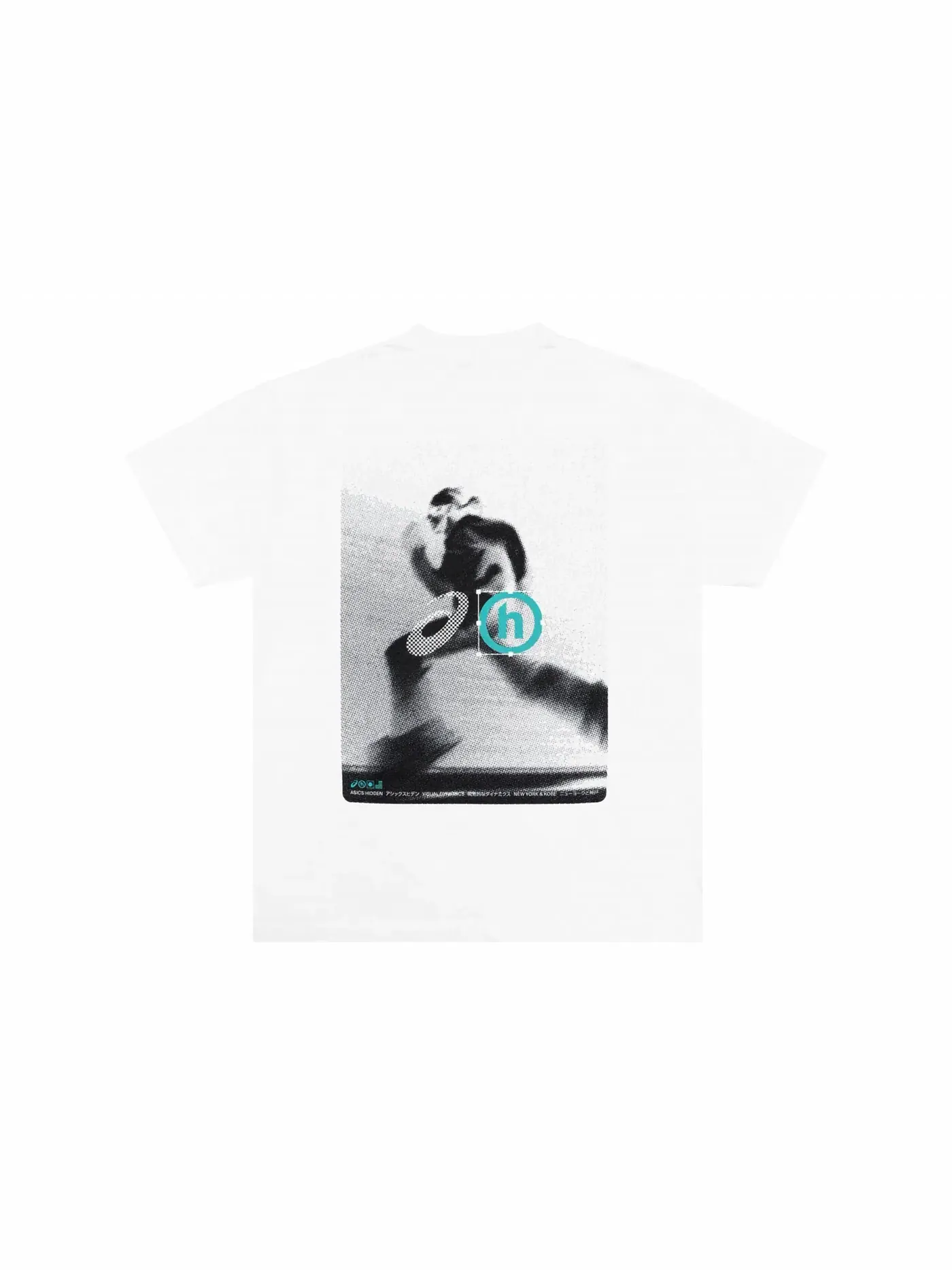 Мужская футболка с принтом Hidden NY x ASICS Run Man Tee — изображение 1 из 2, белый