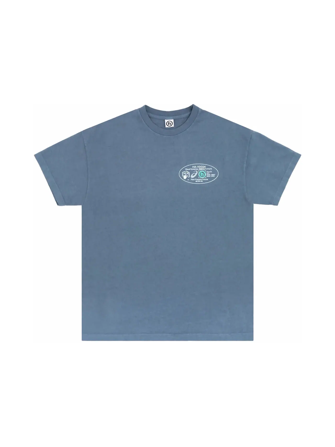 Мужская футболка с принтом Hidden NY x ASICS Visual Dynamics Tee Hidden NY — изображение 2 из 2, синий