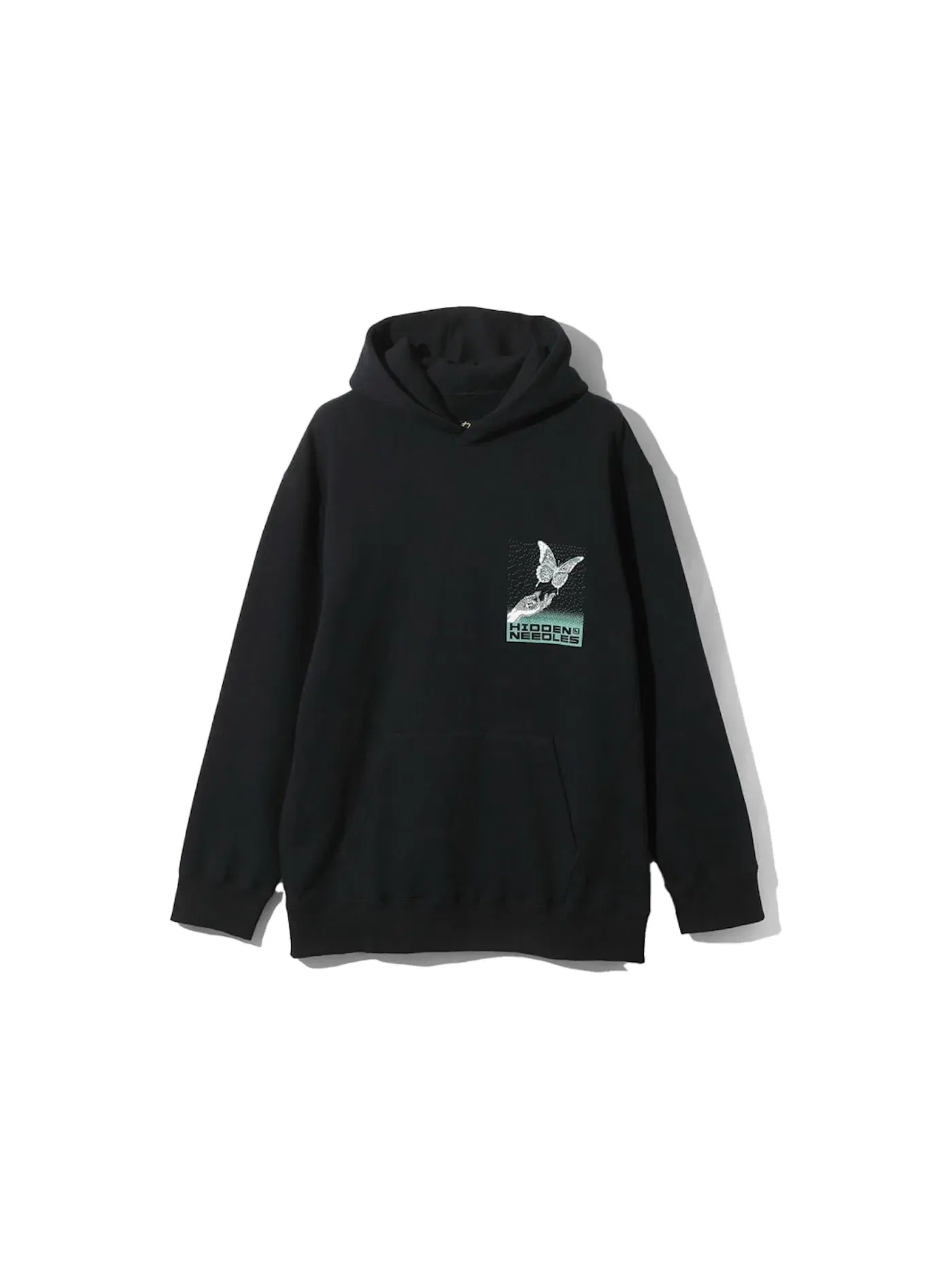 Мужская худи Hidden NY x Needles Hoodie Navy — изображение 1 из 1, темно-синий