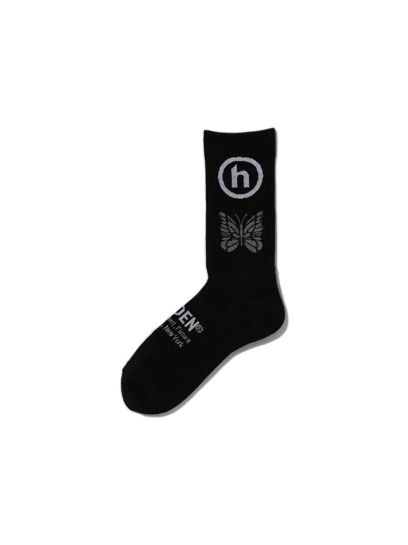 Мужские носки с жаккардовым узором Hidden NY x Needles Socks — изображение 1 из 1, черный