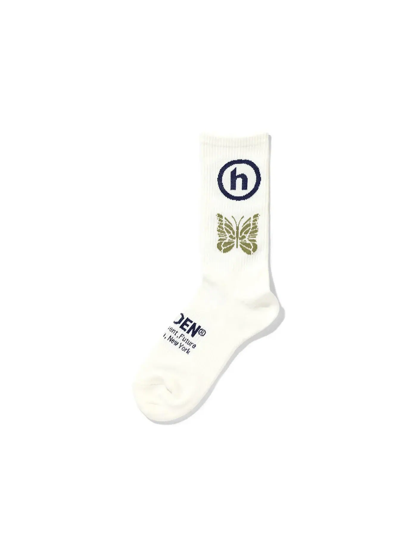 Мужские носки Hidden NY x Needles Jacquard Socks — изображение 1 из 1, белый синий хаки
