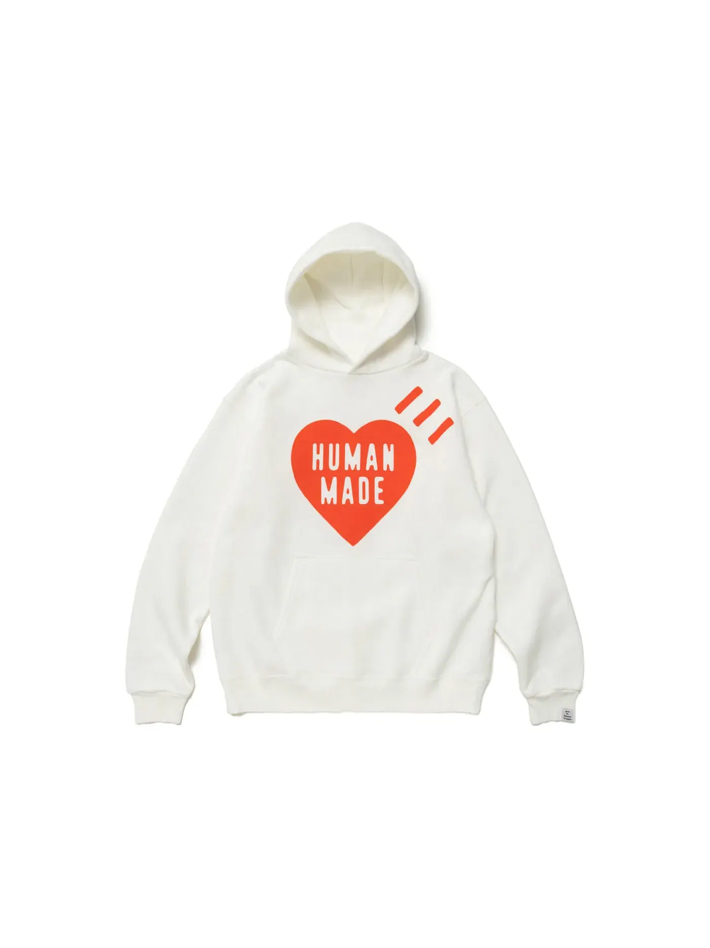 Мужской худи хлопковый Human Made Hoodie — изображение 1 из 2, белый