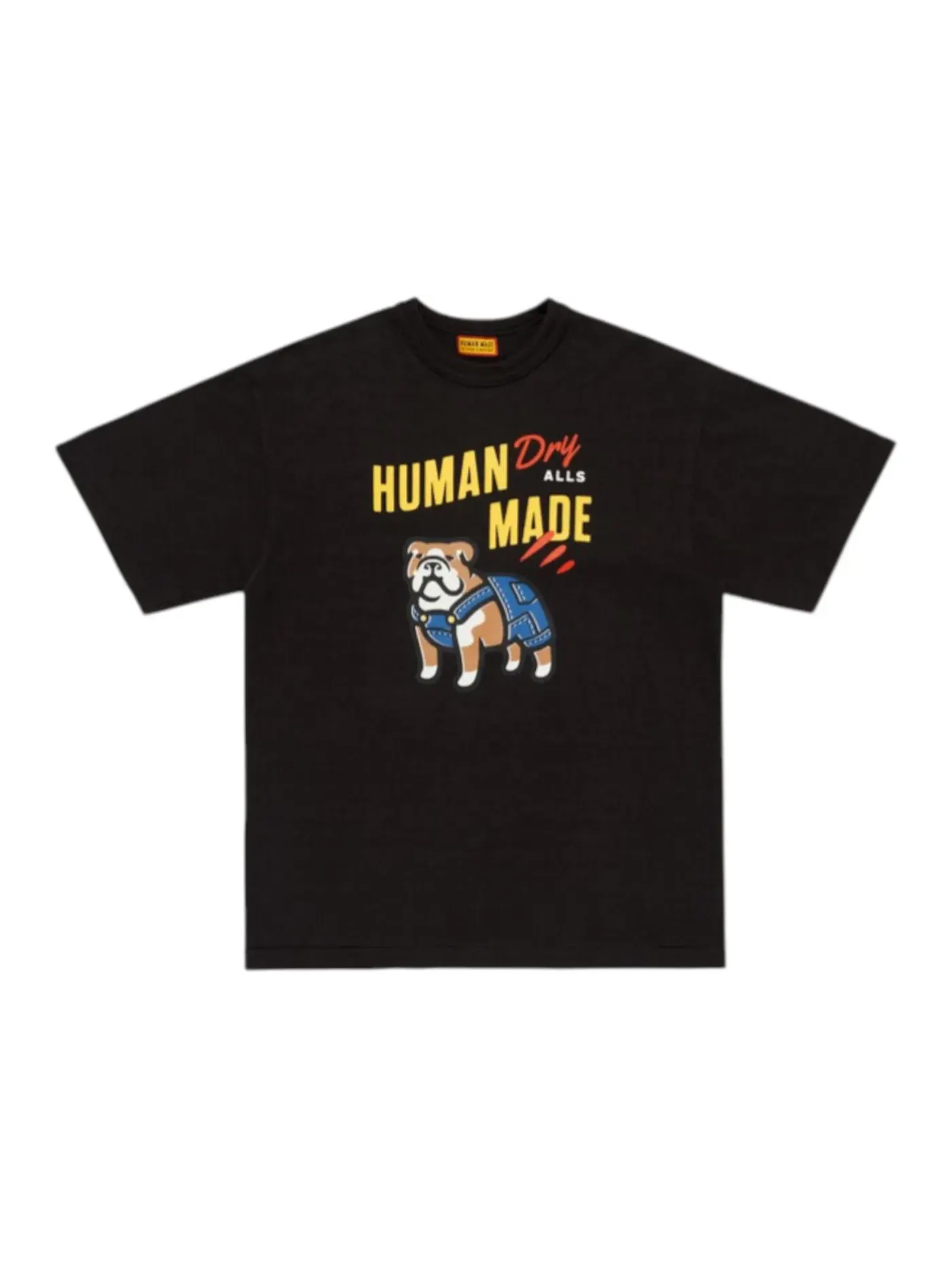 Мужская футболка с принтом Human Made — изображение 1 из 2, черный