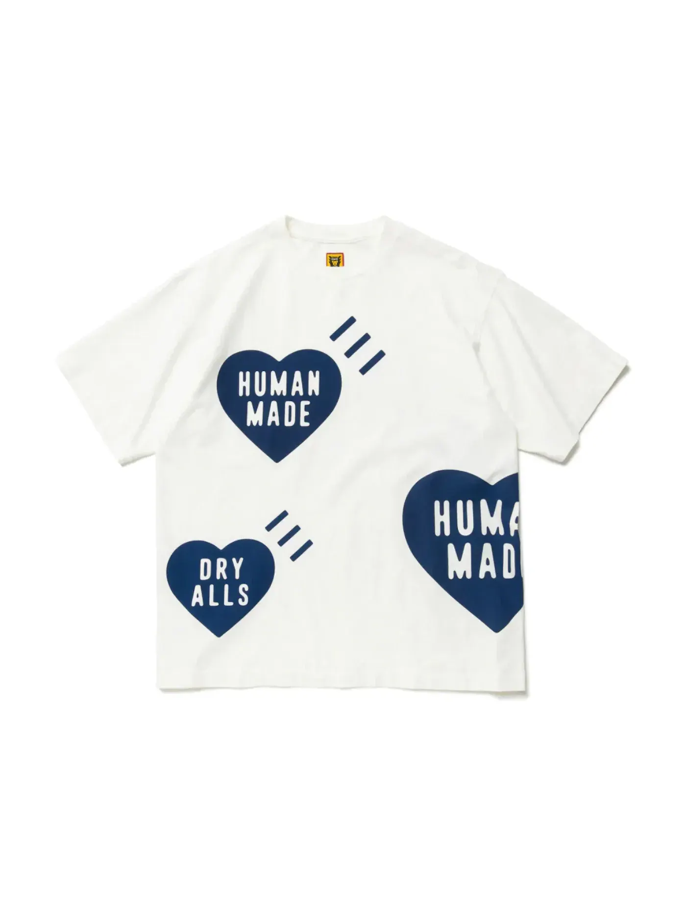 Мужская футболка с принтом Human Made T-Shirt — изображение 1 из 2, белый темно-синий