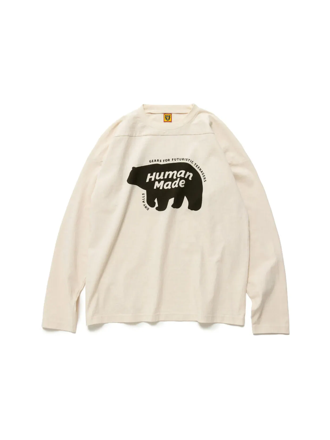 Мужская рубашка с длинным рукавом Human Made Shirt — изображение 1 из 2, бежевый