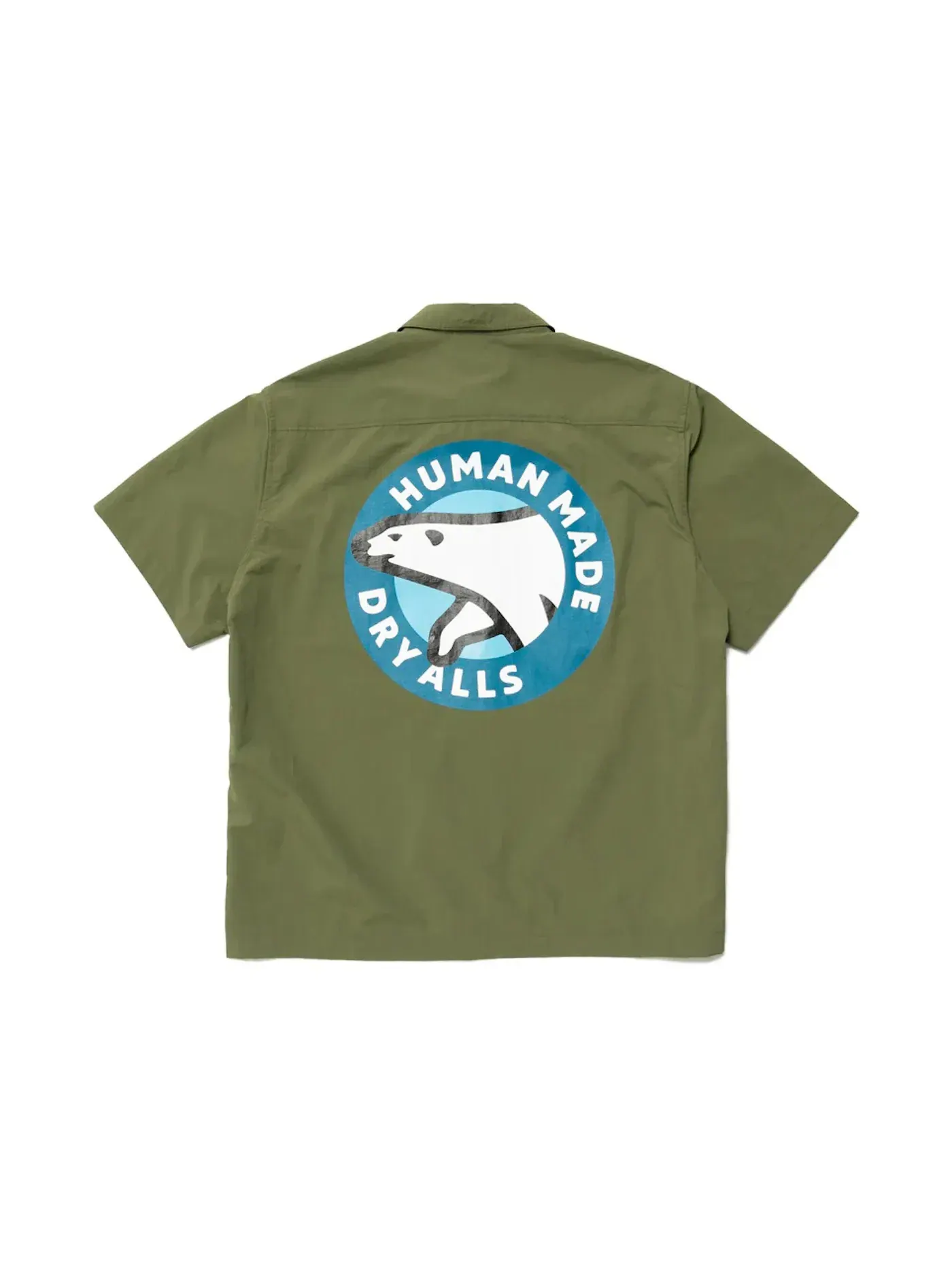 Мужская рубашка с коротким рукавом Human Made, Olivedrab — изображение 2 из 2