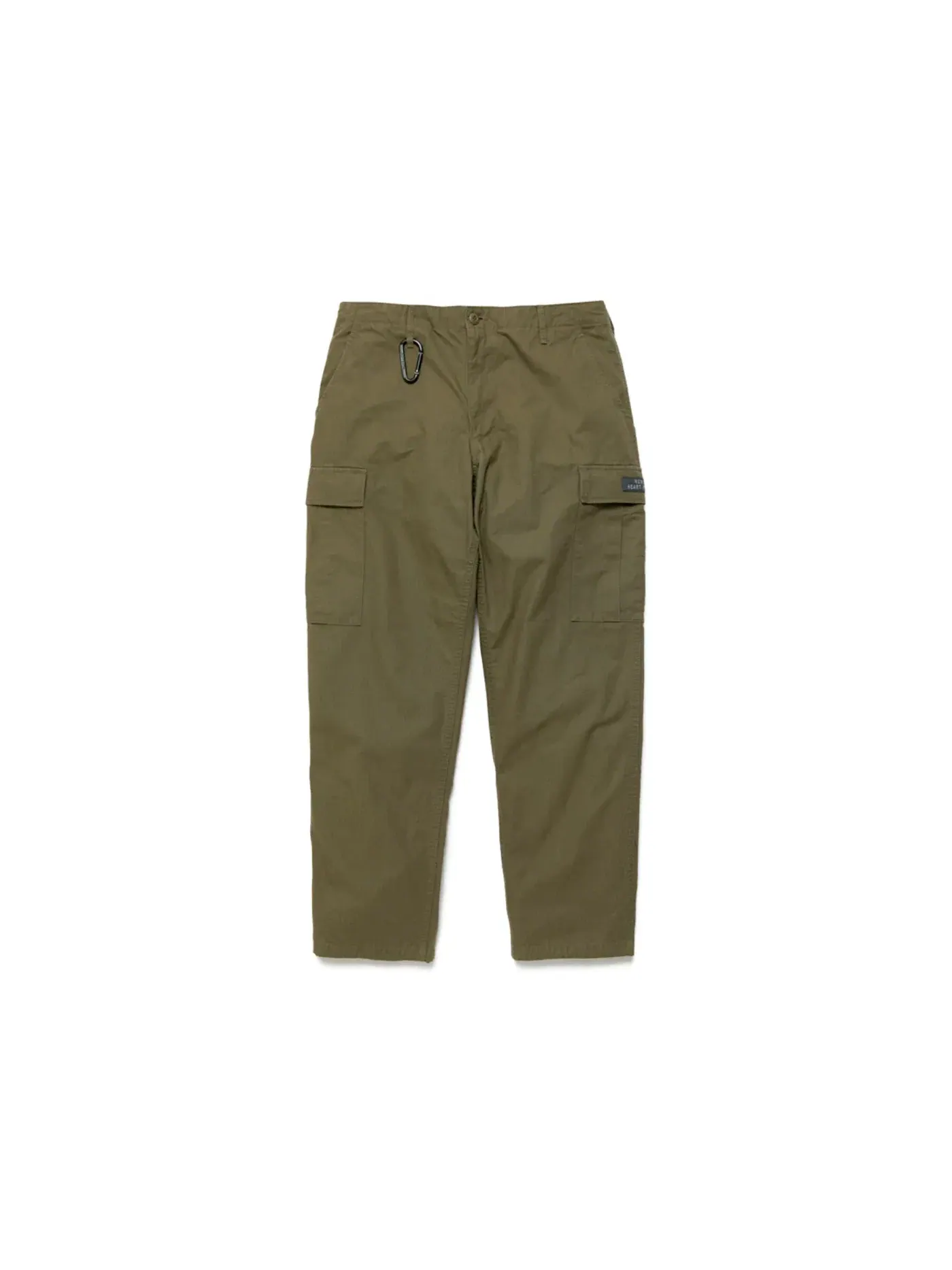 Мужские штаны карго хлопковые с принтом Pants Human Made — изображение 1 из 2, оливковый