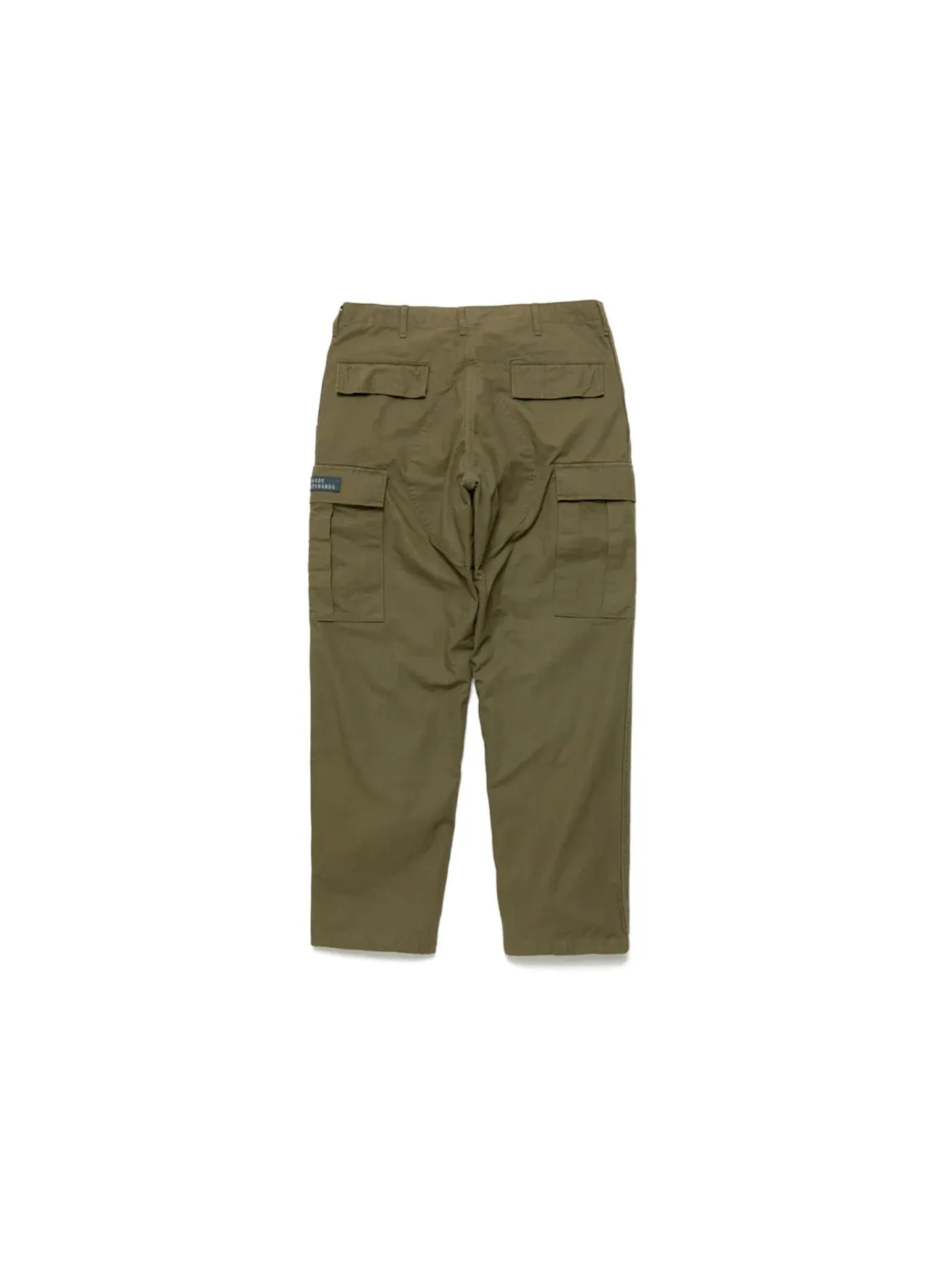 Мужские штаны карго хлопковые с принтом Pants Human Made — изображение 2 из 2, оливковый