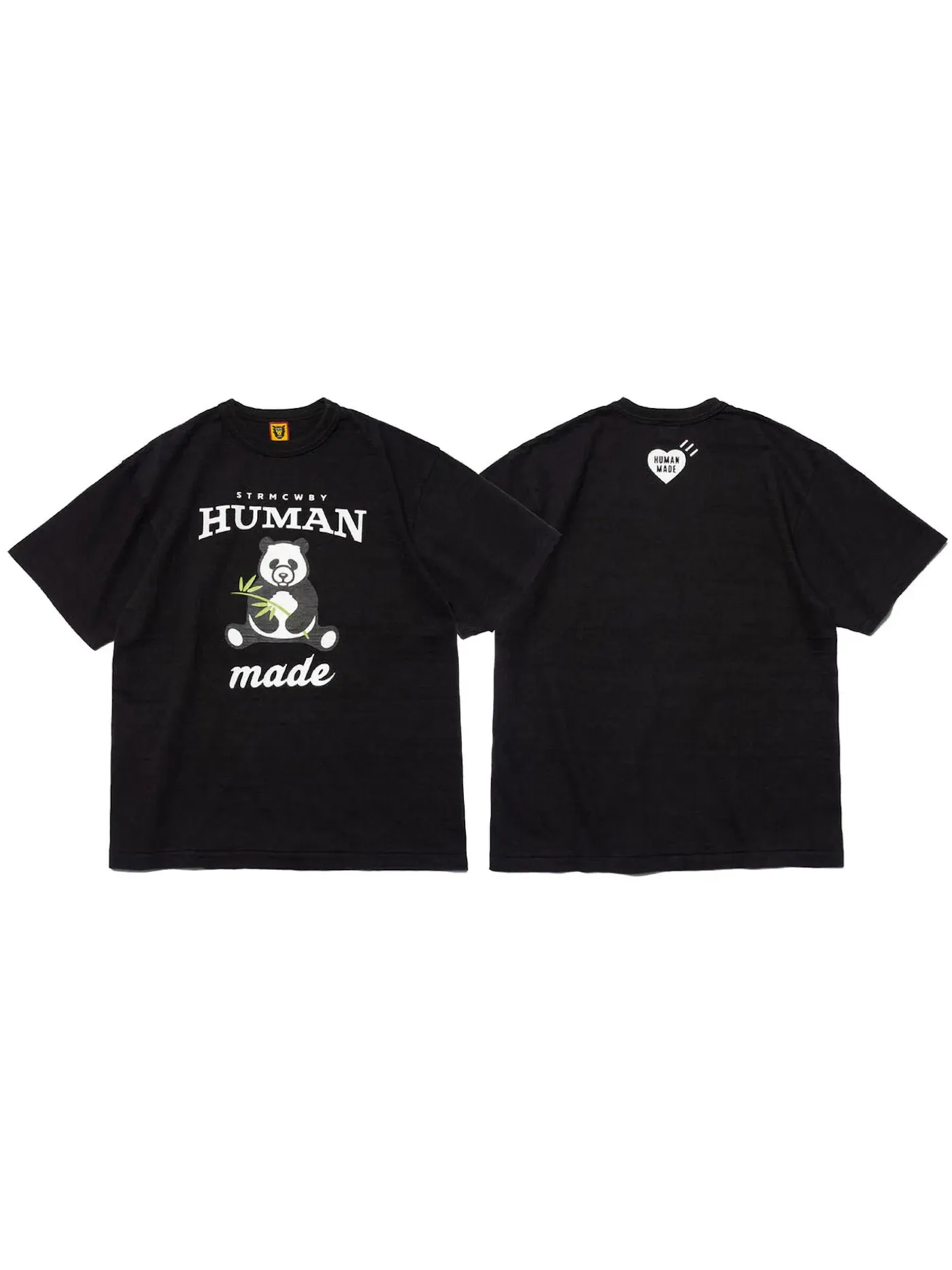 Мужская футболка с принтом Human Made China Store Exclusive Panda T-Shirt — изображение 1 из 1, черный