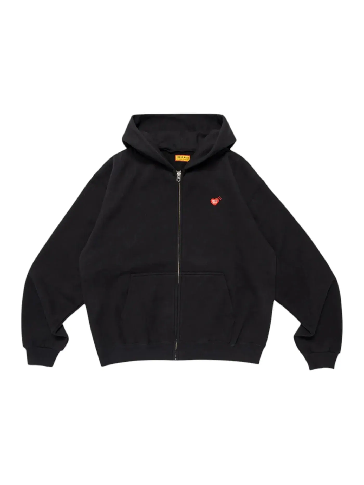 Мужская худи на молнии Human Made Hoodie — изображение 1 из 2, черный