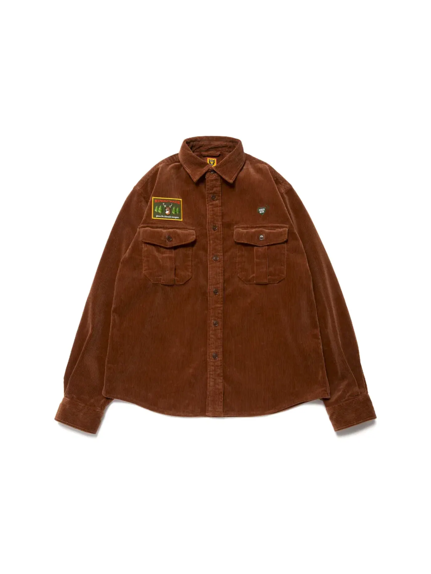 Мужская рубашка из вельвета Workshirt Human Made — изображение 1 из 2, коричневый