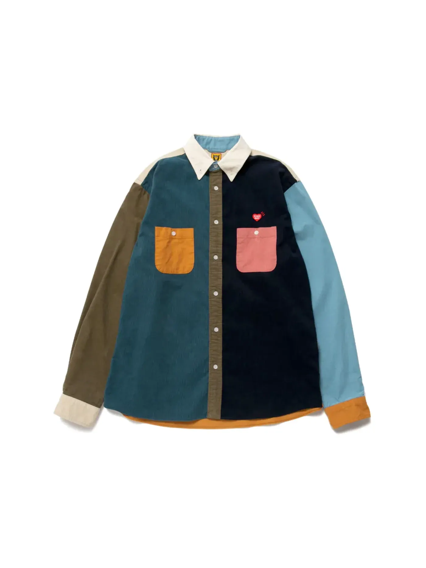 Мужская рубашка из вельвета Crazy Corduroy Human Made — изображение 1 из 2, синий мульти