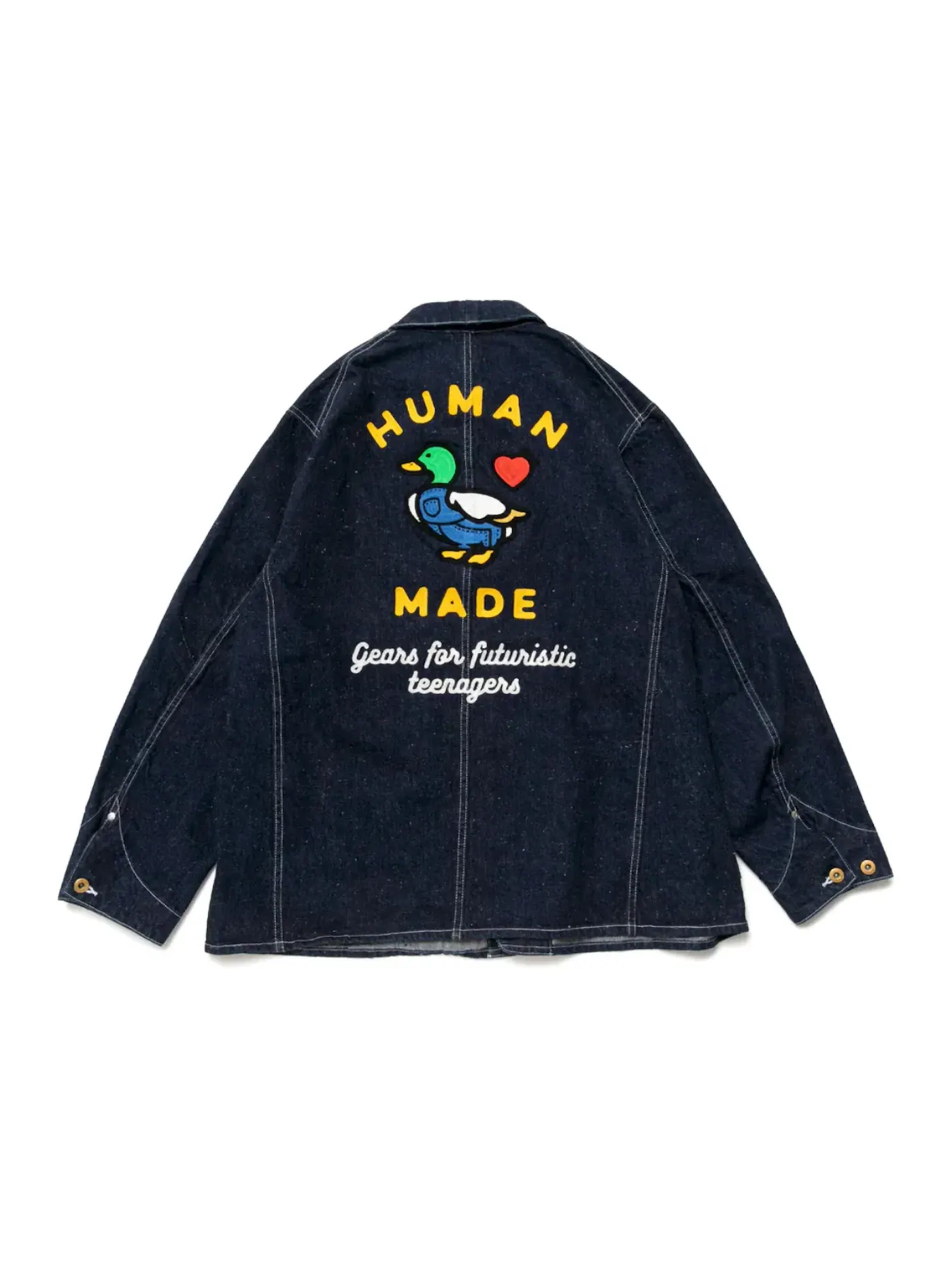 Мужская джинсовая куртка-комбинезон Human Made — изображение 1 из 2, синий