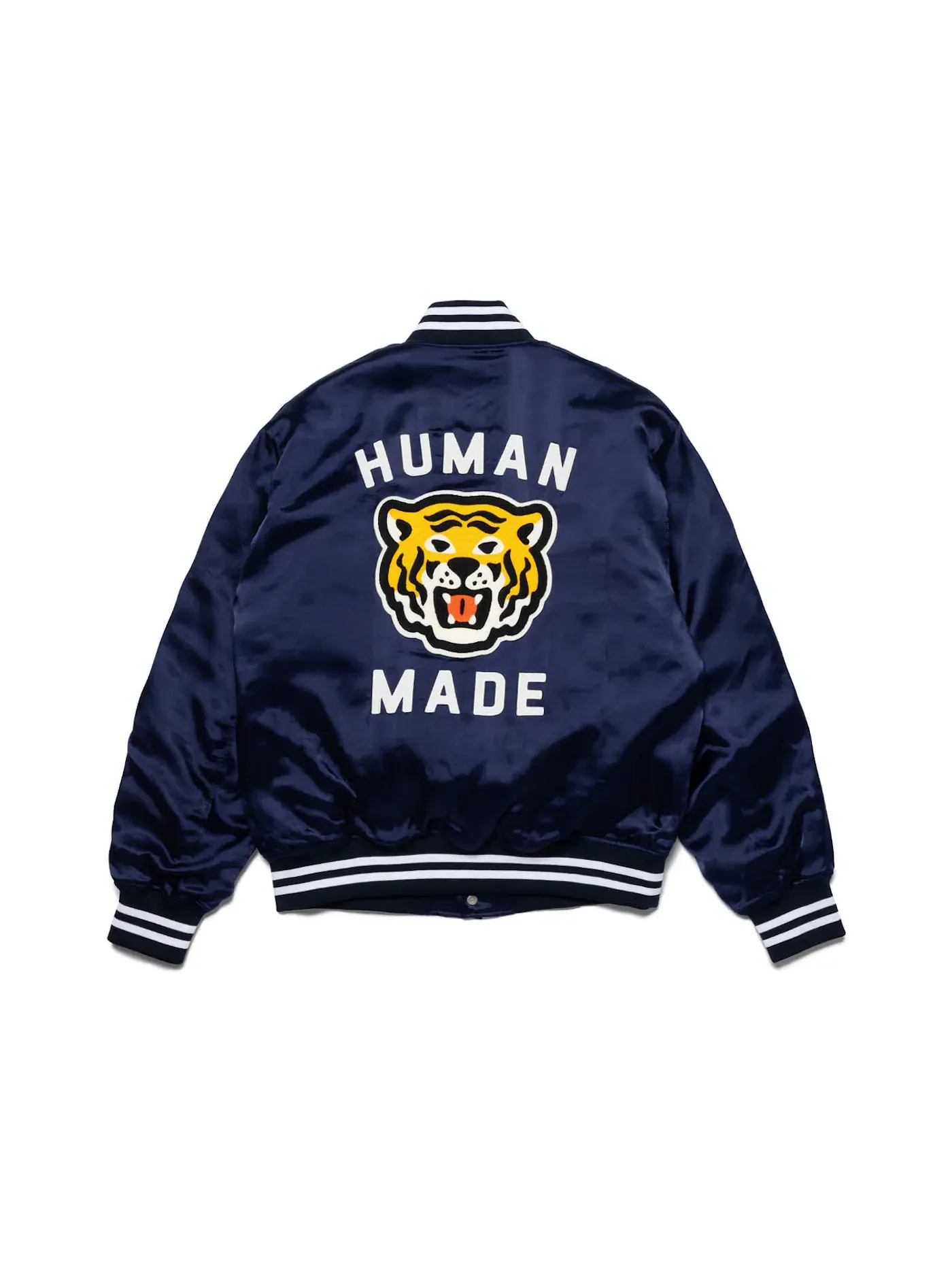 Мужская куртка с принтом Tiger Stadium Jacket Human Made — изображение 1 из 3, темно-синий