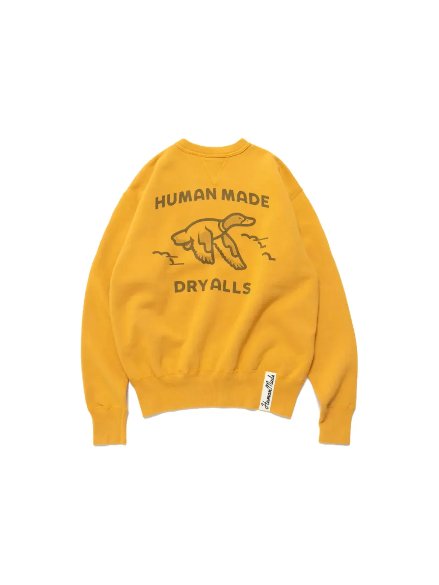 Мужской свитшот с принтом Human Made Duck Tsuriami Sweatshirt — изображение 1 из 2, желтый