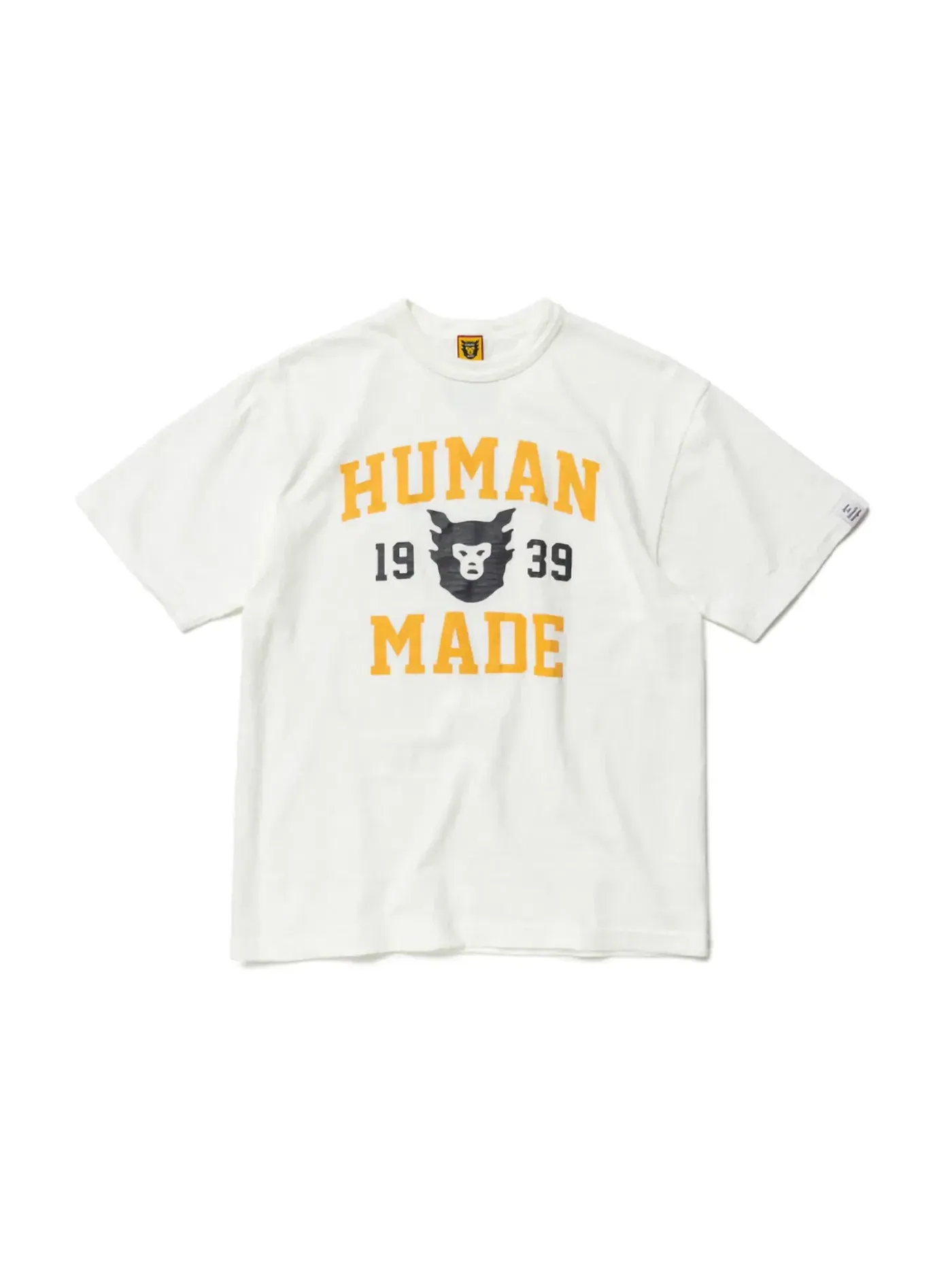 Детская футболка с принтом Human Made Face Logo 1938 T-Shirt — изображение 1 из 2, белый
