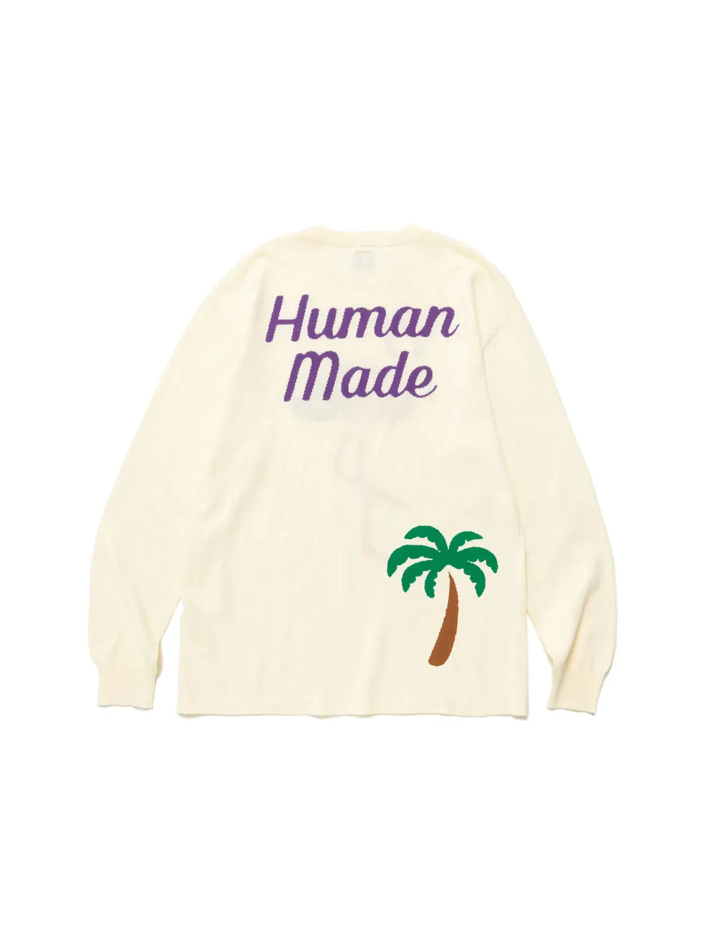 Мужской свитер с принтом Flamingo Knit Human Made — изображение 2 из 2, белый