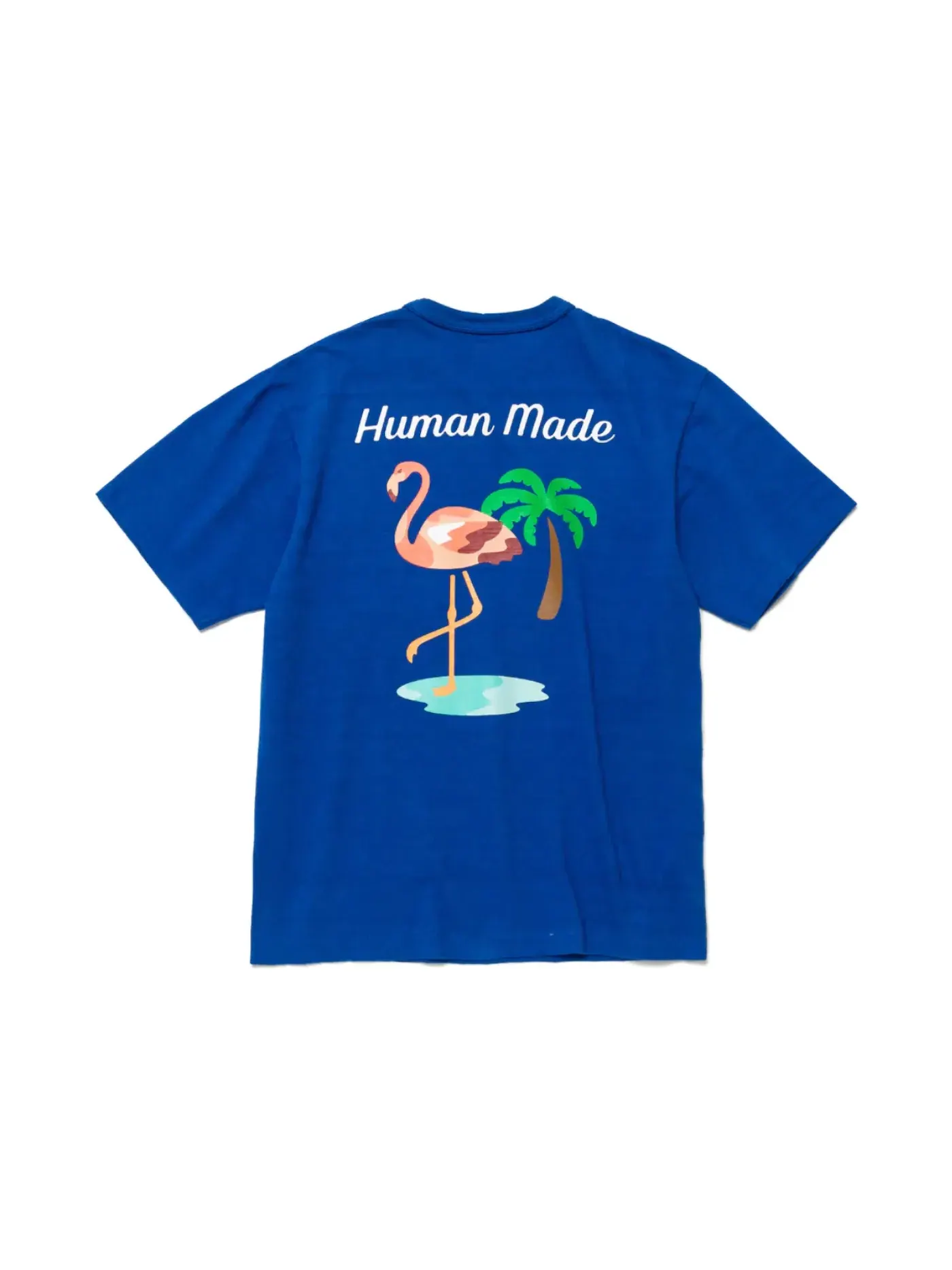 Мужская футболка с принтом Flamingo Pocket Human Made — изображение 1 из 2, синий
