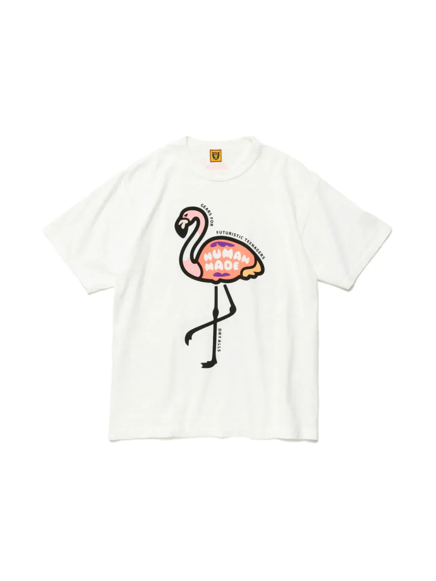 Мужская футболка хлопковая Flamingo T-Shirt Human Made — изображение 1 из 2, белый