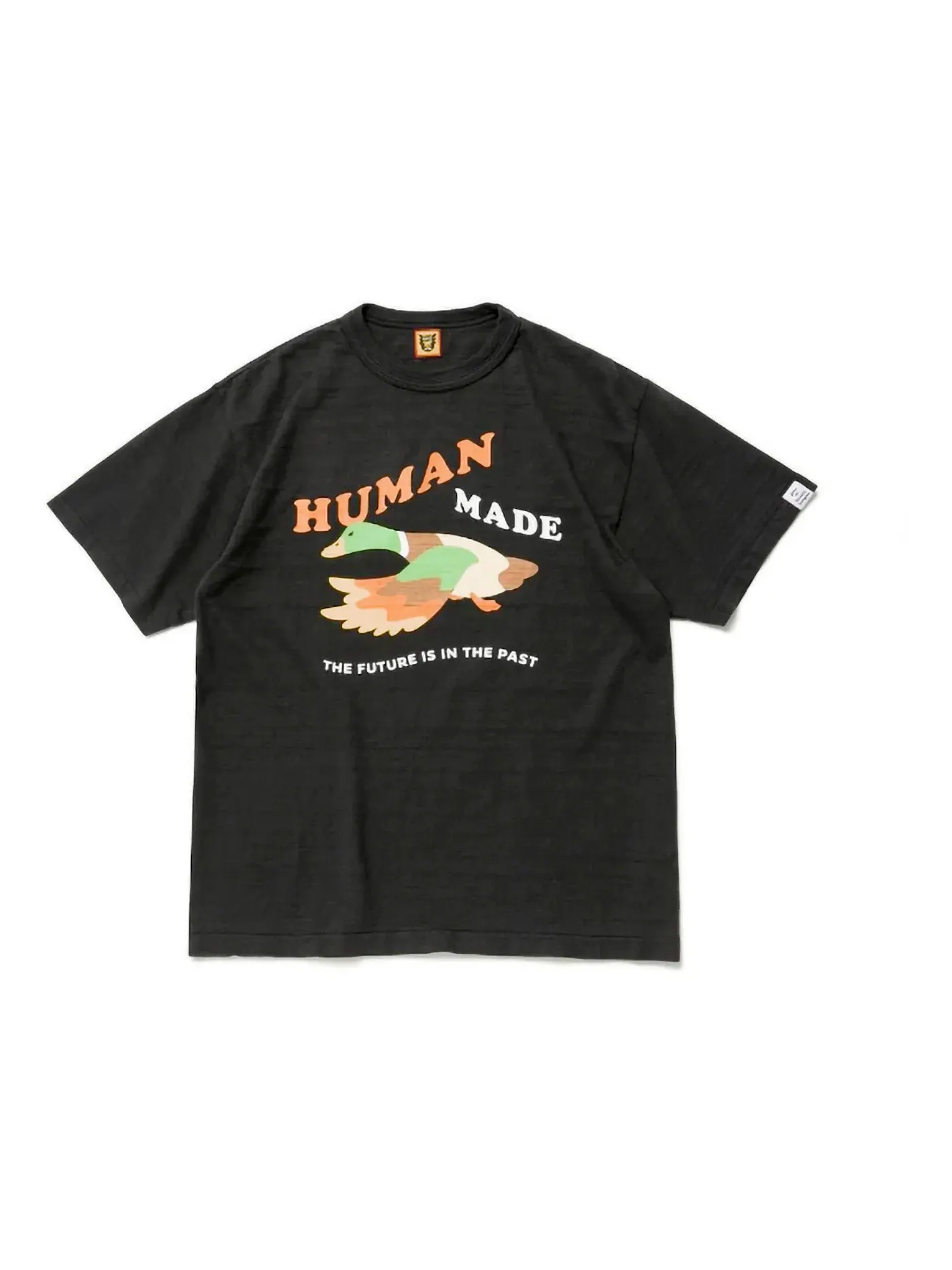 Мужская футболка с принтом Human Made Flying Duck — изображение 1 из 2, черный
