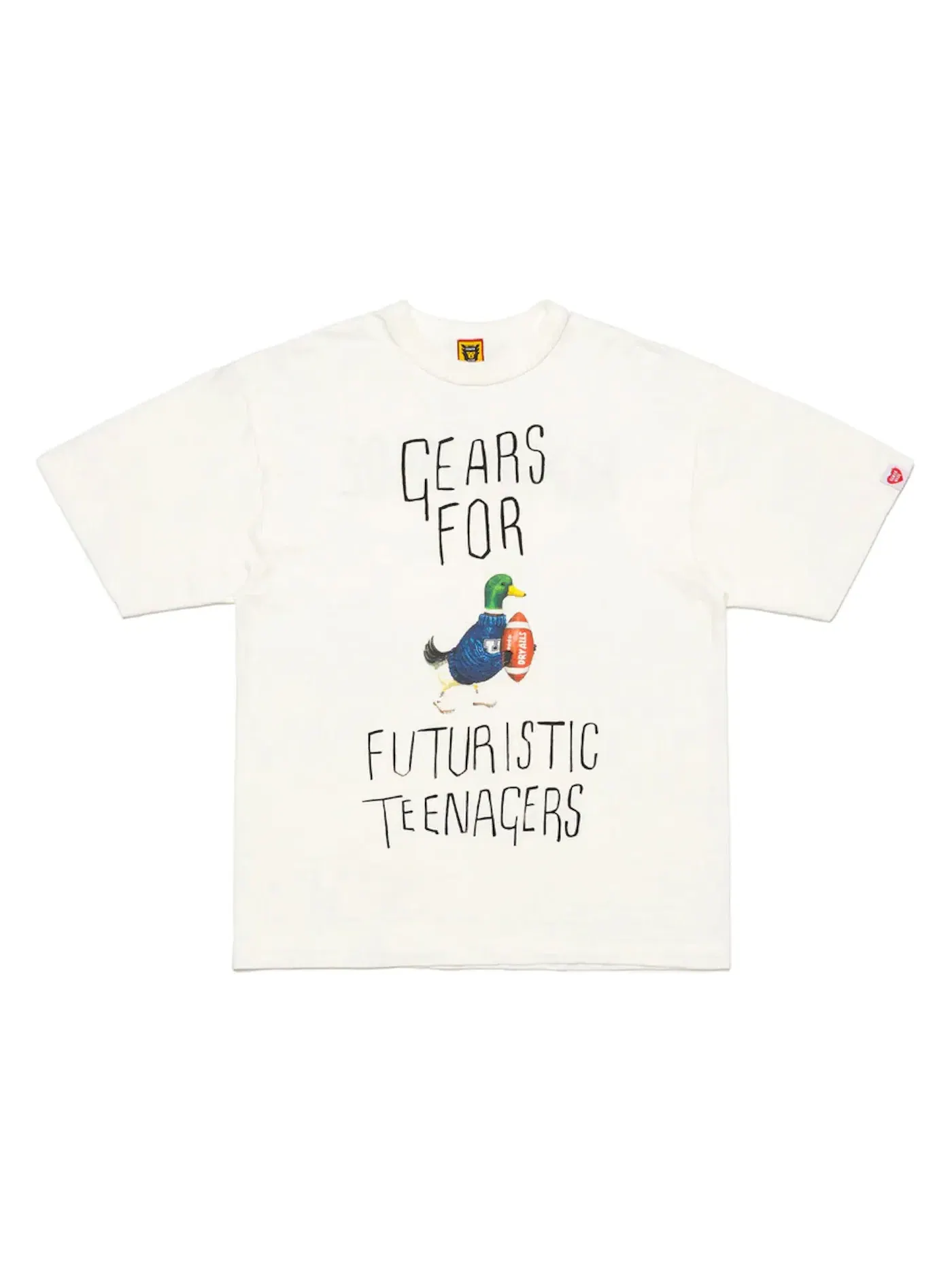 Мужская футболка с принтом Human Made T-shirt (FW23) — изображение 1 из 2, белый