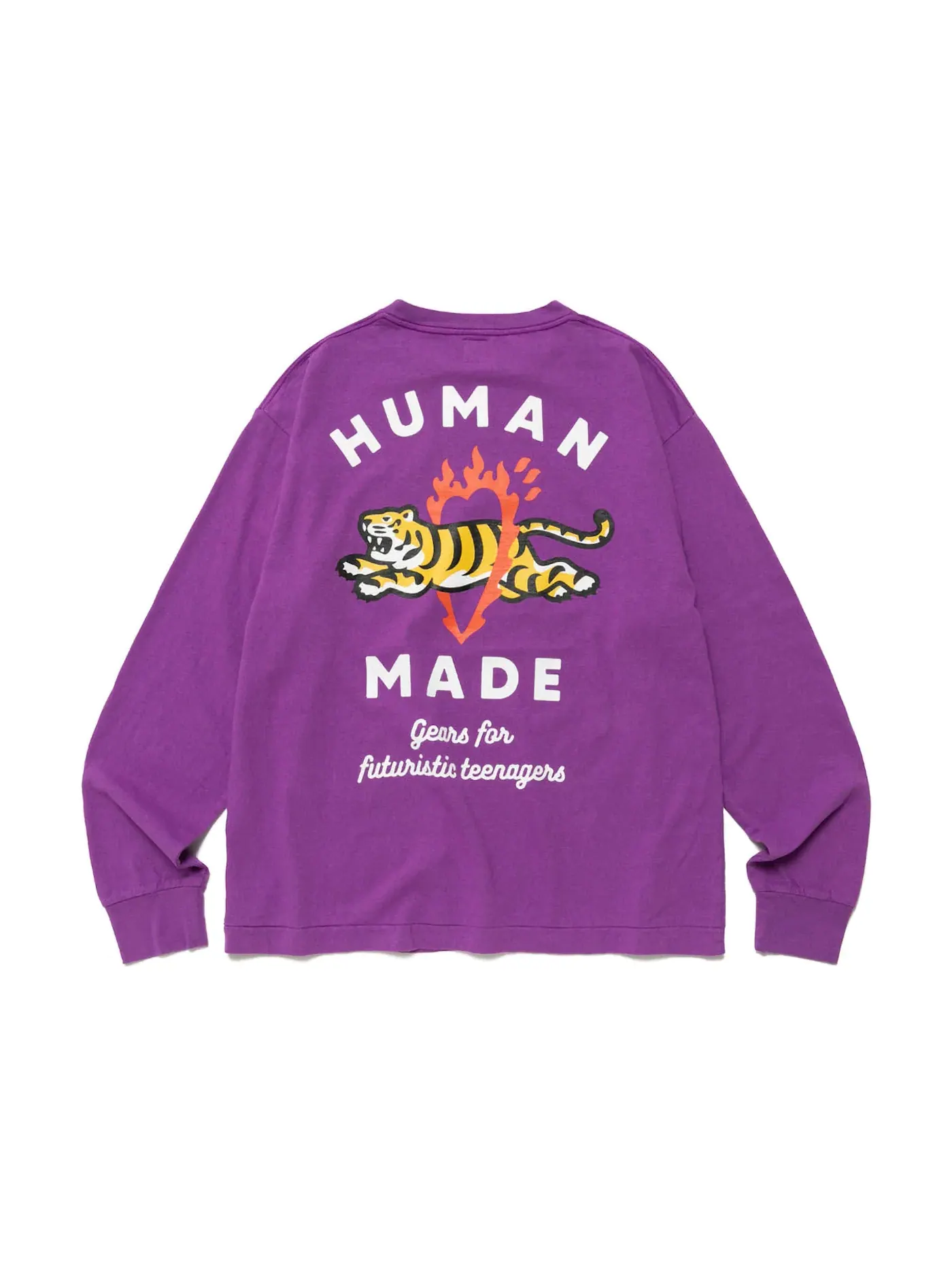 Мужская футболка с длинным рукавом Human Made L/S T-Shirt — изображение 1 из 2, фиолетовый