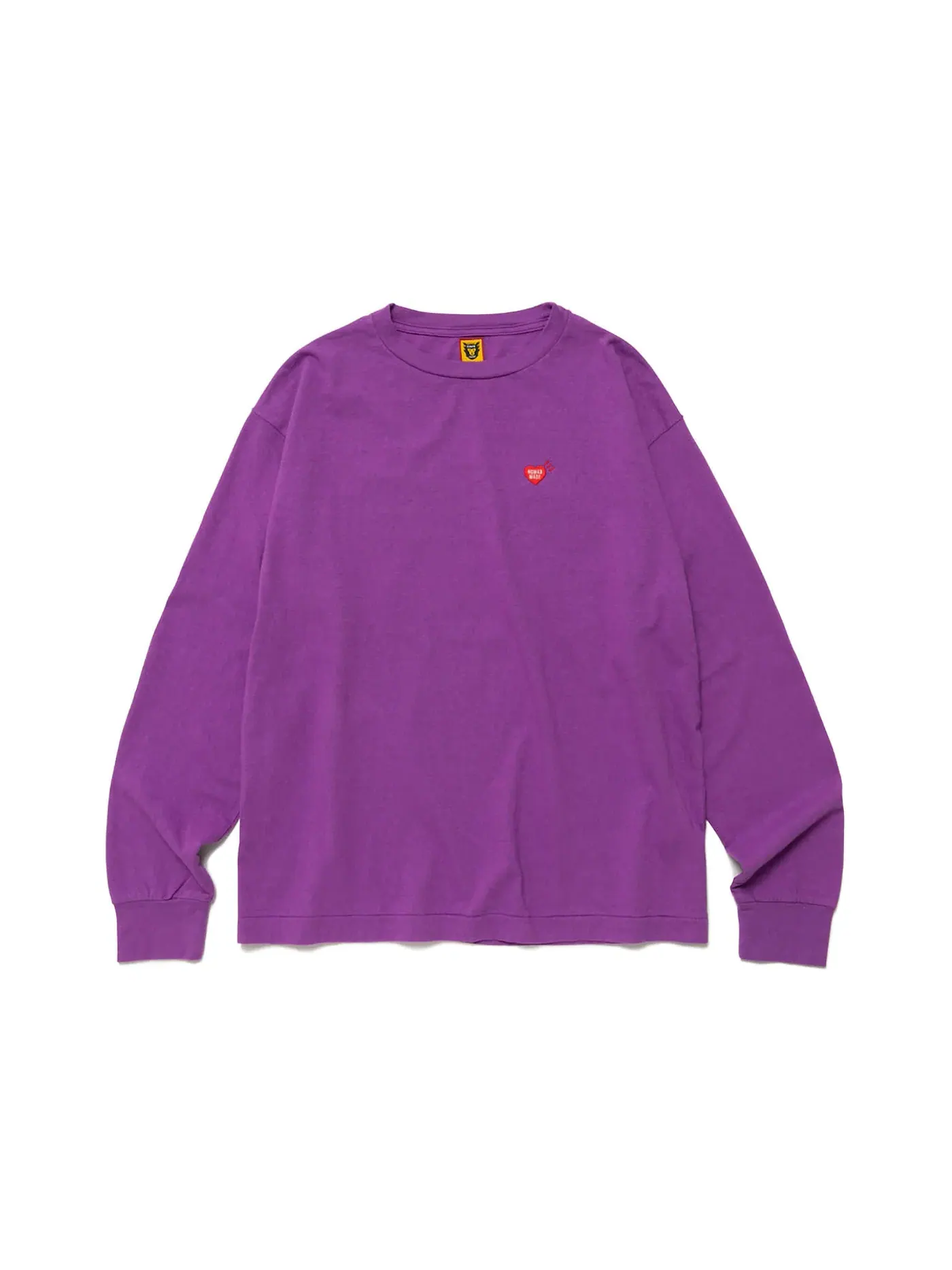 Мужская футболка с длинным рукавом Human Made L/S T-Shirt — изображение 2 из 2, фиолетовый