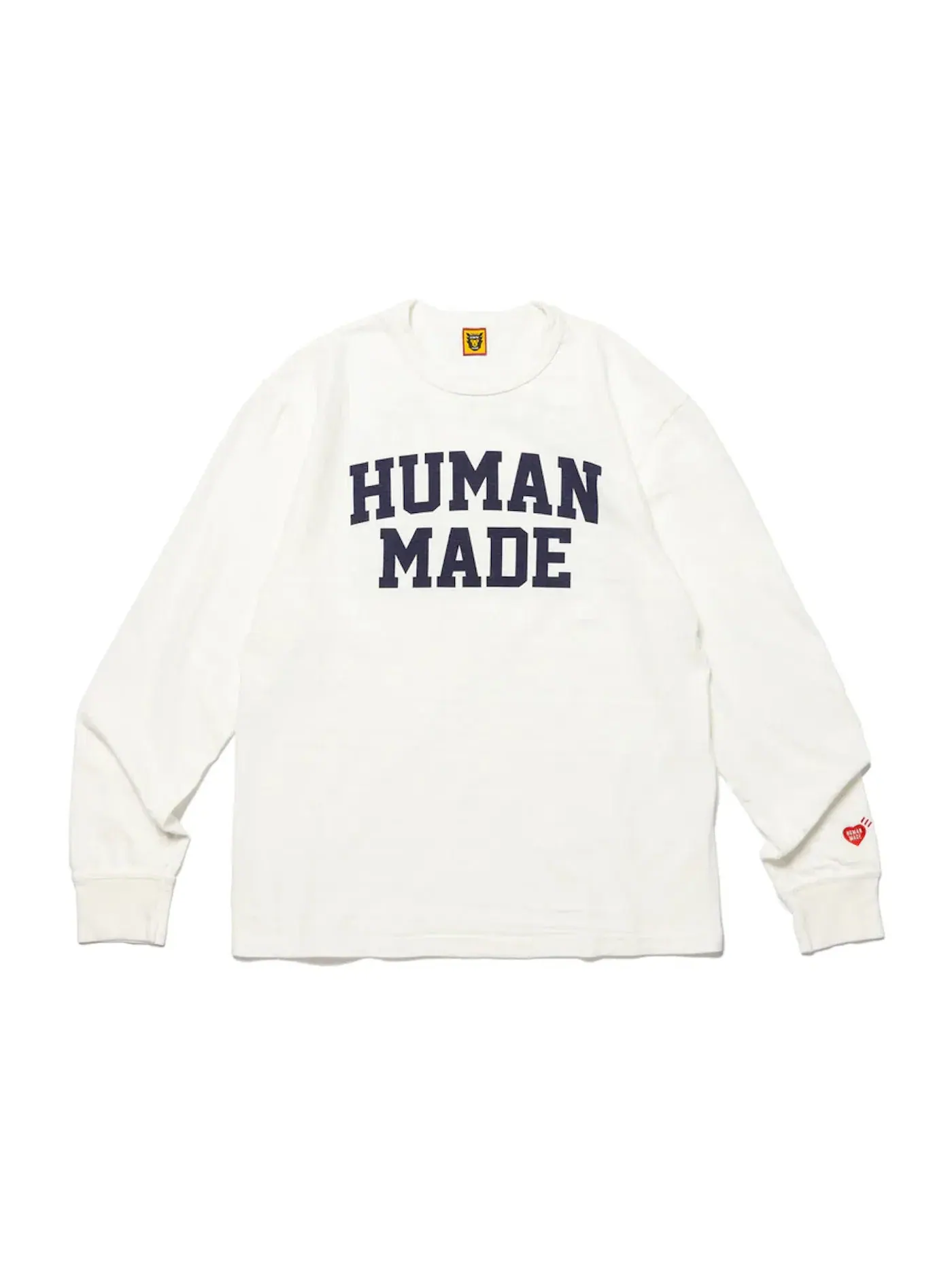 Мужская футболка с длинным рукавом с принтом Human Made — изображение 1 из 2, белый