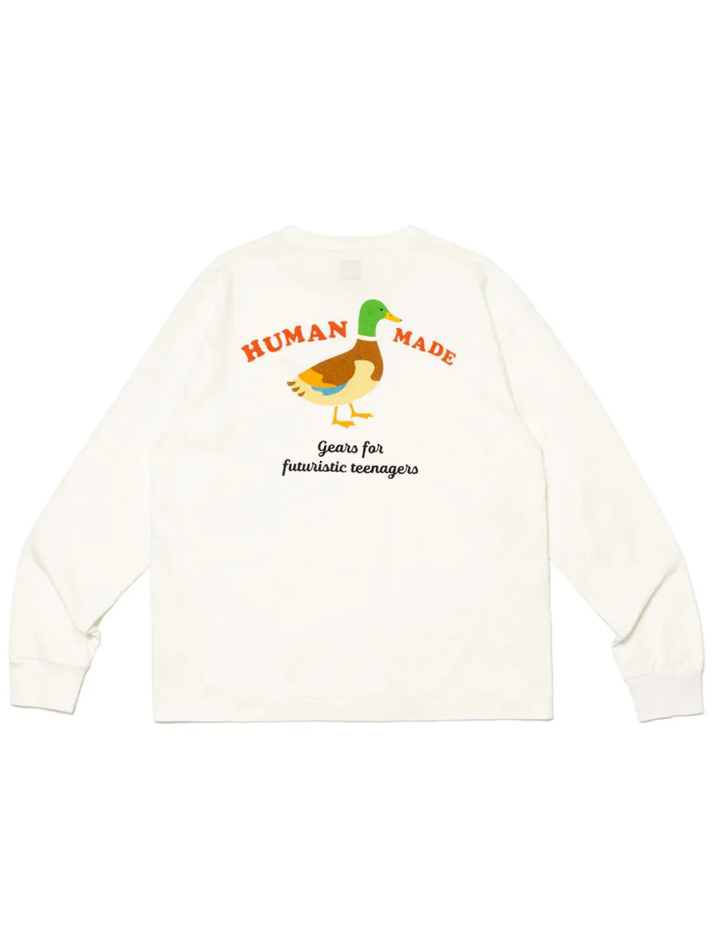 Мужская футболка с длинным рукавом с принтом Human Made T-shirt — изображение 2 из 2, белый